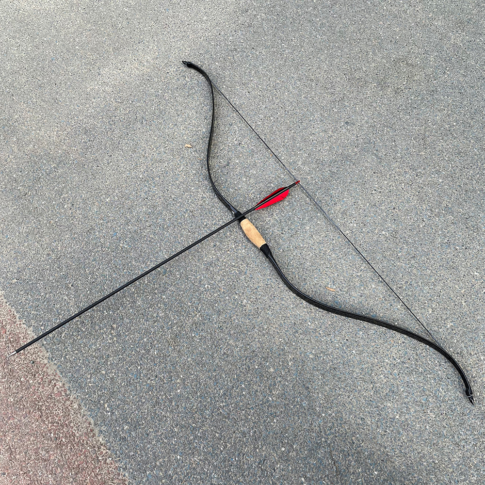 55" Traditional Wooden Longbow Archery 10-35 lbs