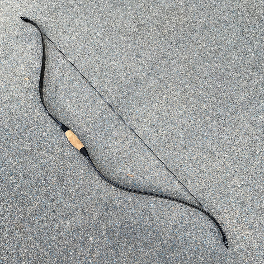 55" Traditional Wooden Longbow Archery 10-35 lbs