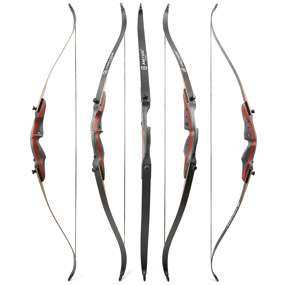 62" Recurve Bow Arrow Set 20-50LBS Archery RH Hunting 