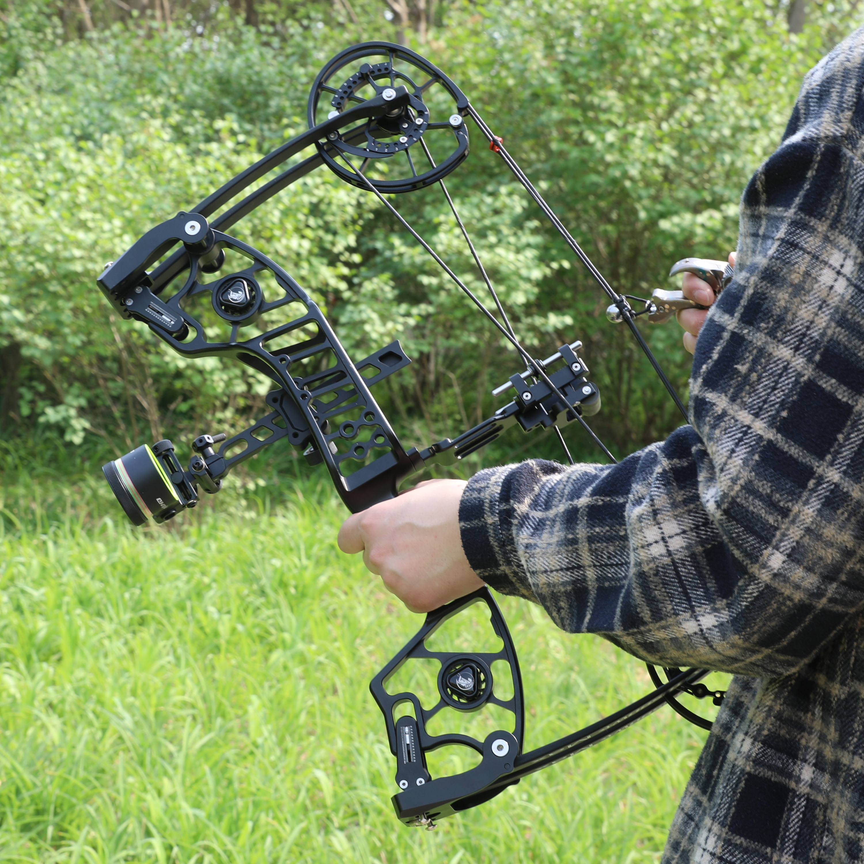 Dual Use Compound Bow 30-80lbs Adjustable Steel Ball & Arrow Bow