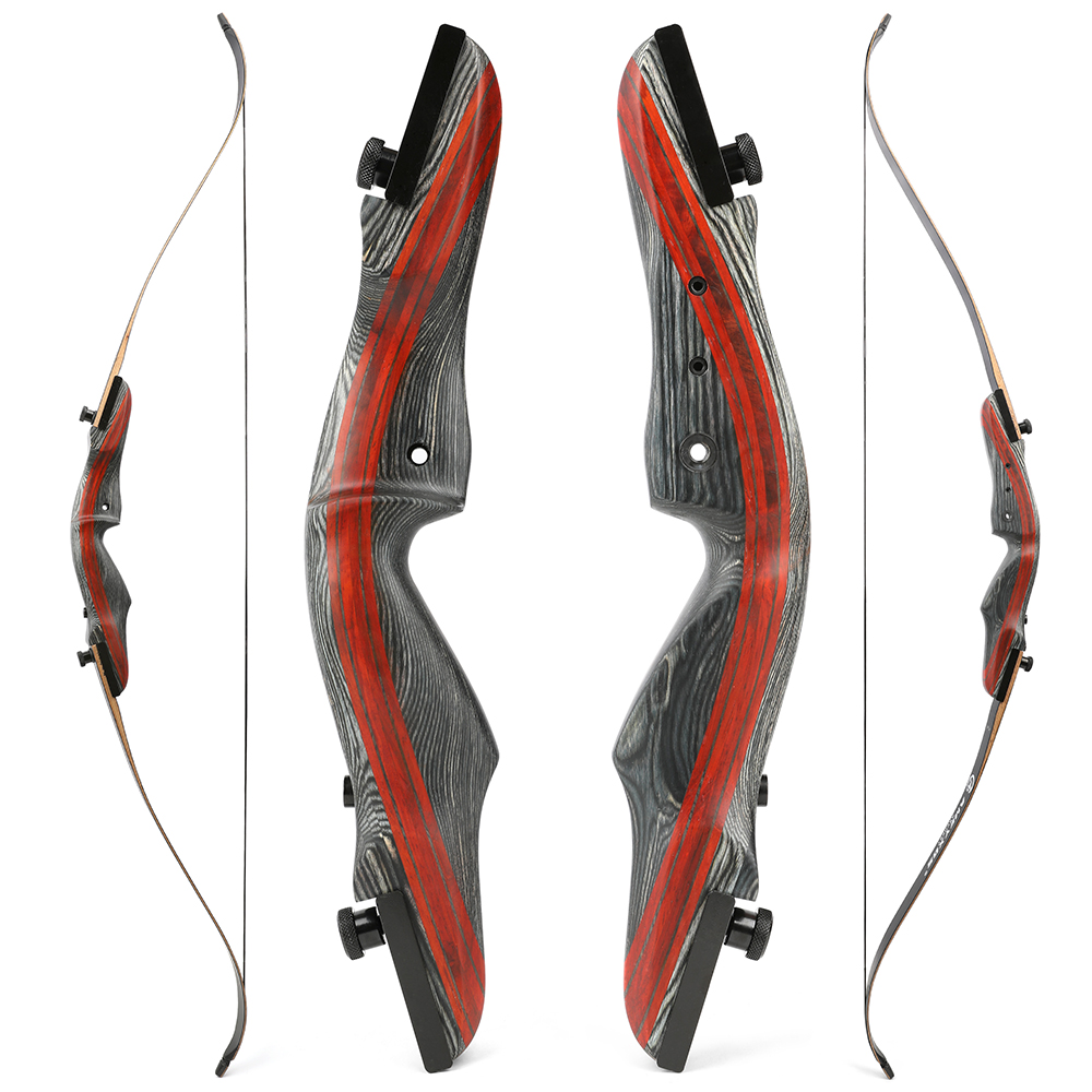 AMEYXGS 62" Recurve Bow Traditional Hunting Bow 20-50# @28"