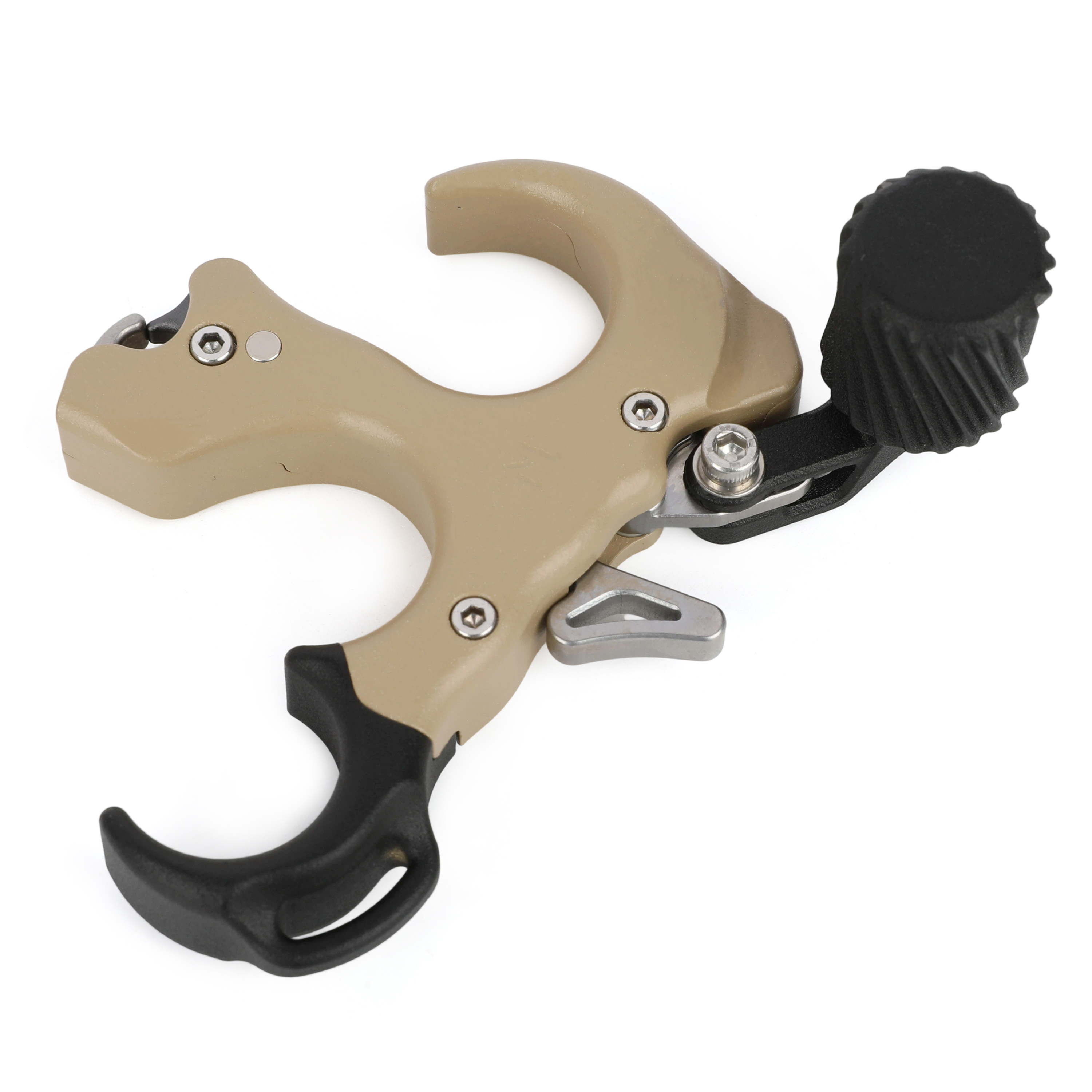 UV Button Release Aluminum Archery Three Finger Release