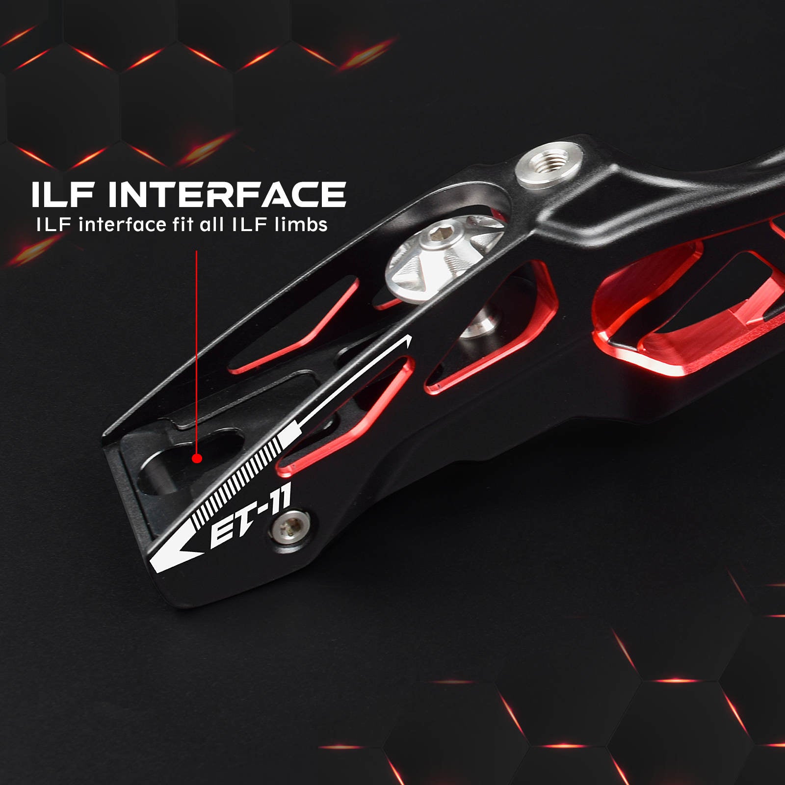 NIKA ET-11 25" Two-Tone ILF Olympic Recurve Riser RH LH