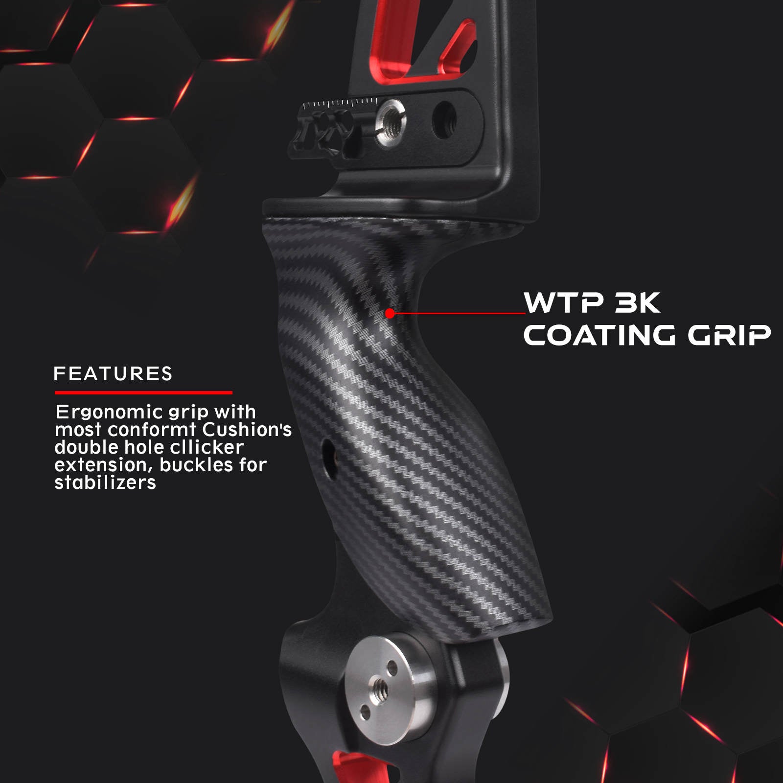 NIKA ET-11 25" Two-Tone ILF Olympic Recurve Riser RH LH