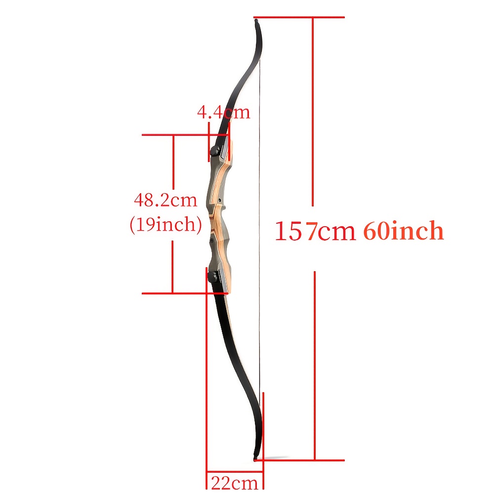 Multi-Skill, Complete 50lbs Recurve Bow Set for Hunting & Fishing - Easy-to-Use, Versatile for Beginners to Pros, Includes Accessories