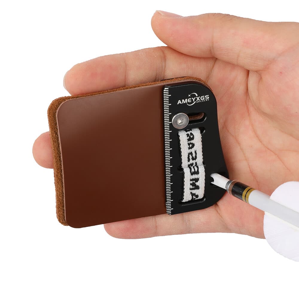 Archery AH5 Finger Guard Tab Protector Gear Cow Leather RH/LH