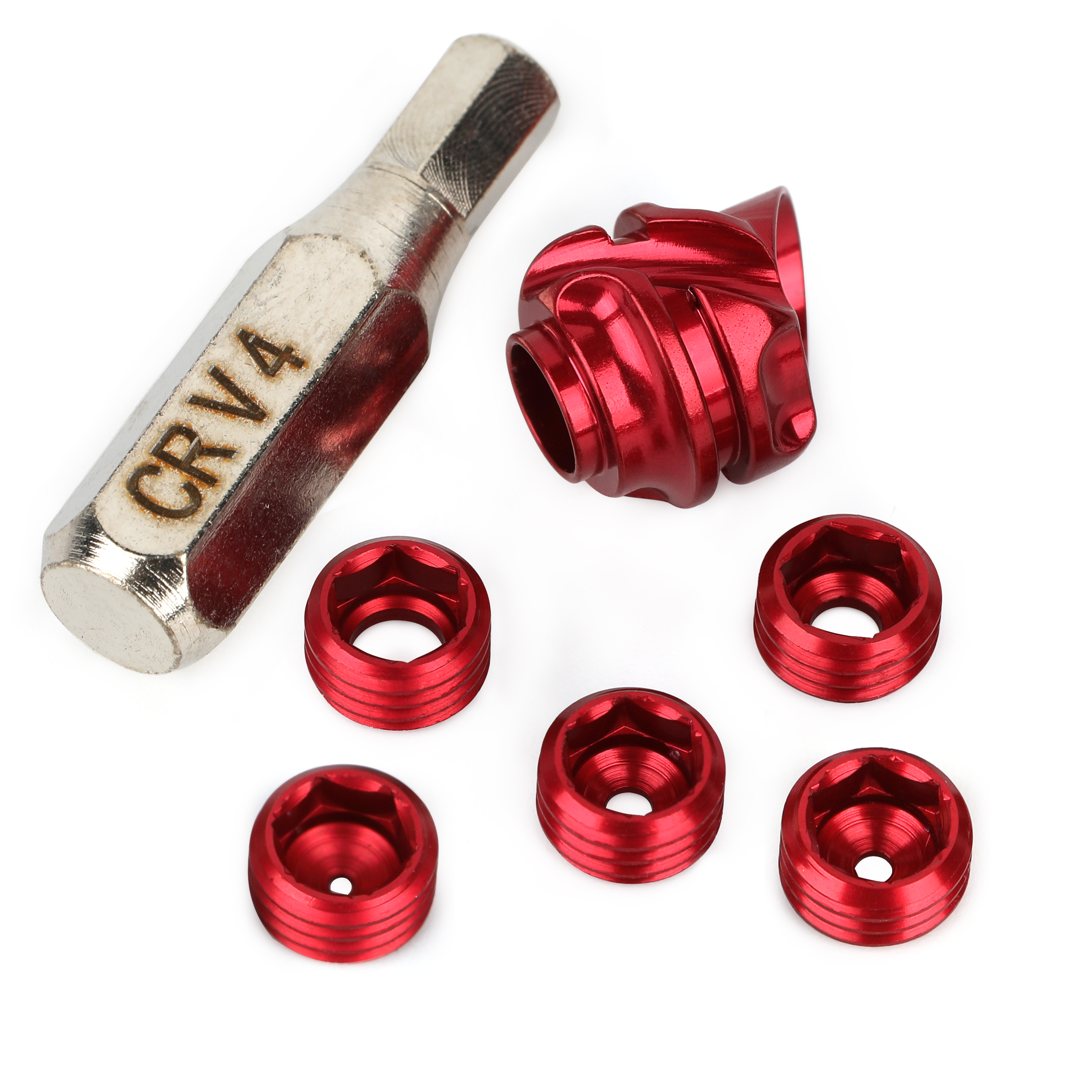 Compound Bow Peep Sight Kit, 37/45 Degree Aluminum Housing & 5 Cores