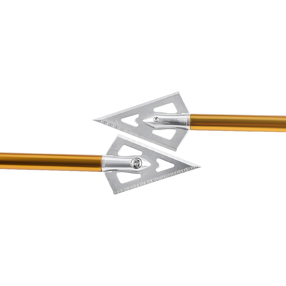 6.8" Mini Aluminum Arrow for Pistol Crossbow Hunting (12 Pack)