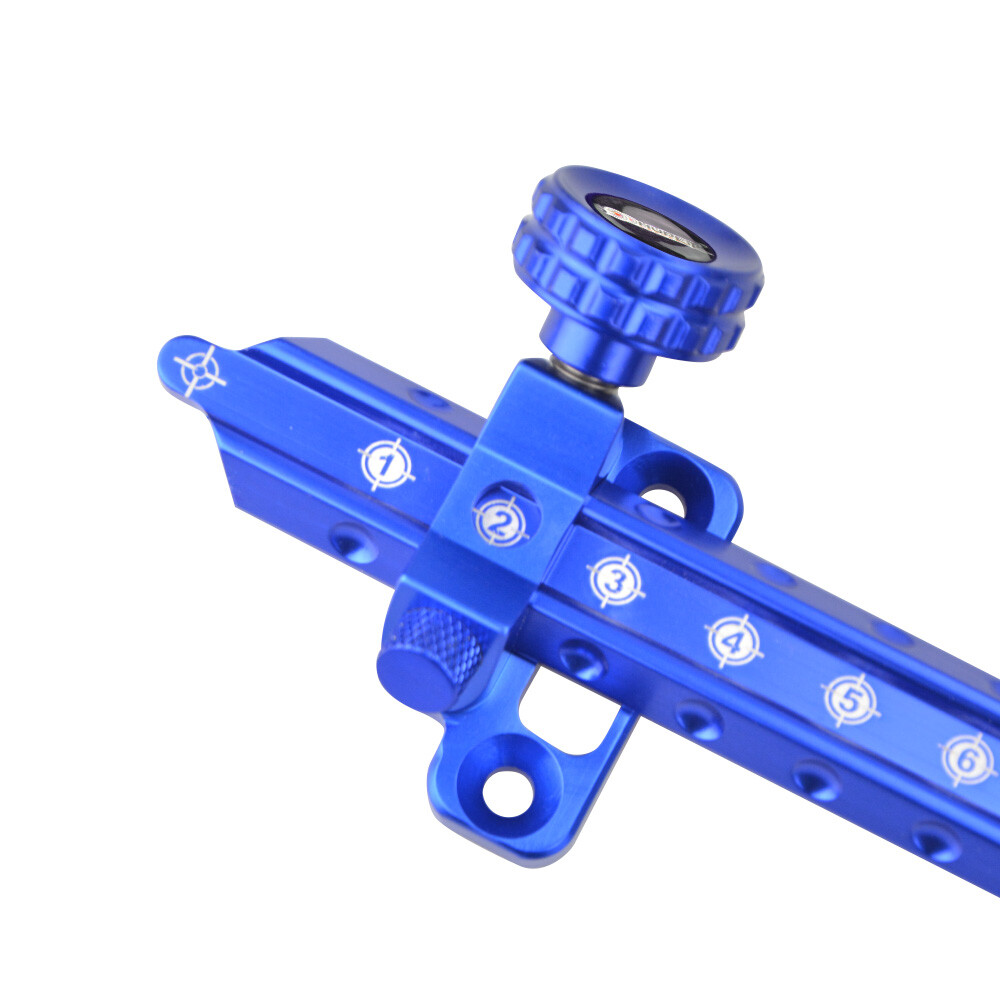 9" Recurve Bow Sight 1 Pin Archery Hunt Target Adjustable