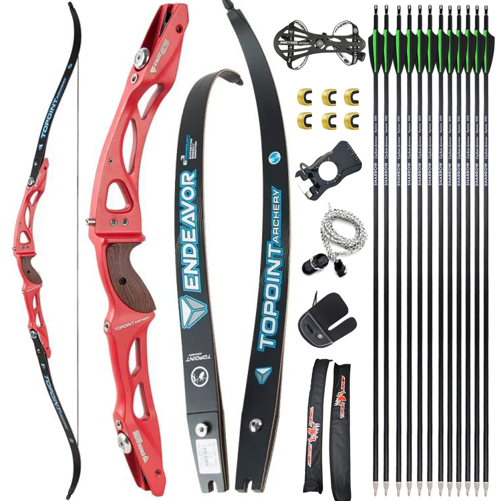 TOPOINT ENDEAVOR R10 66" 68" 70" ILF Recurve Bow Target Bow 16-44# @28"