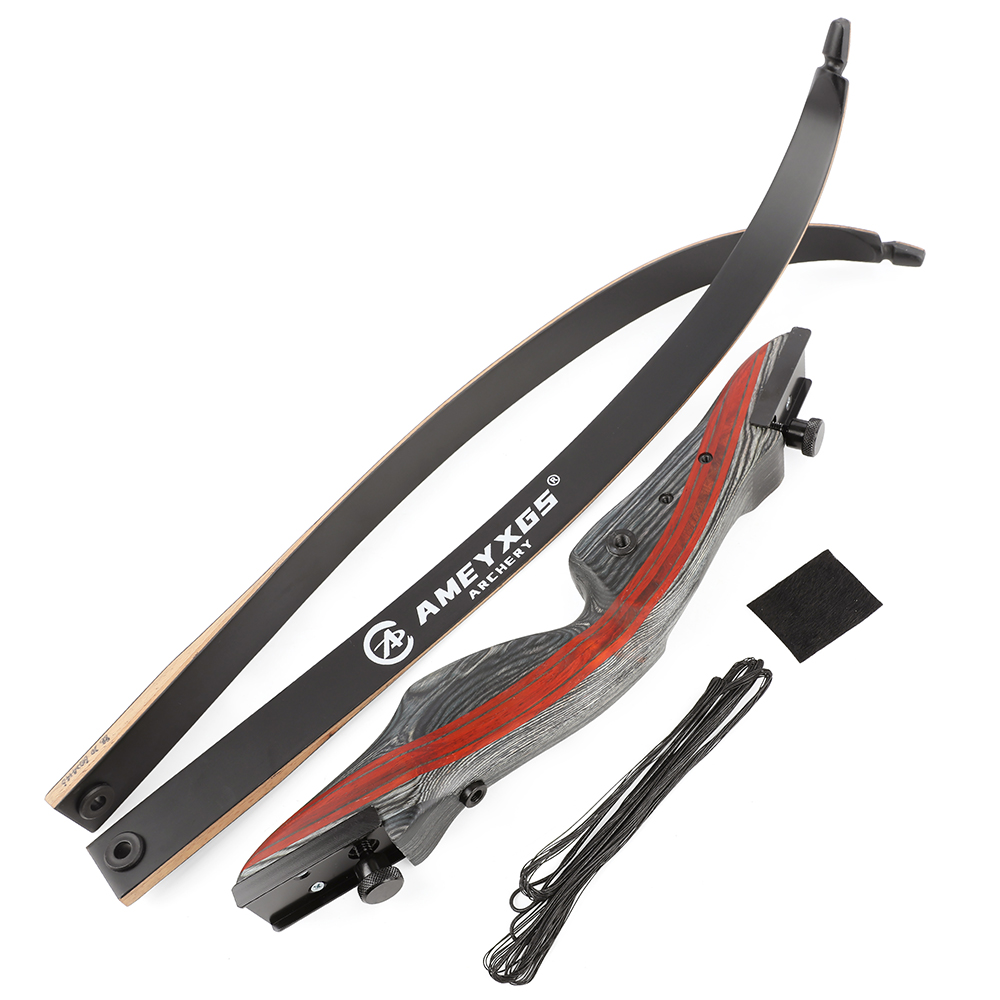62" Recurve Bow Arrow Set 20-50LBS Archery RH Hunting 