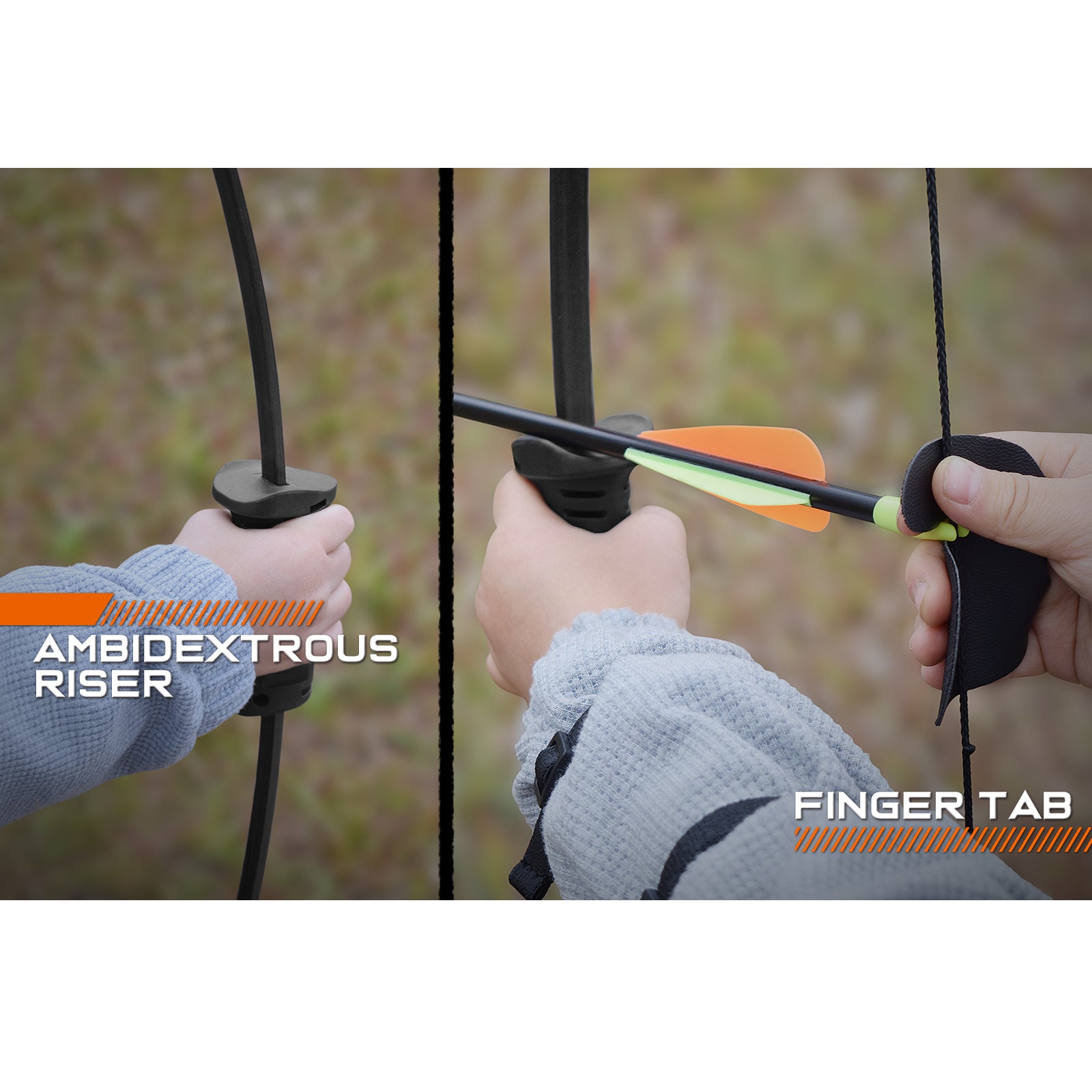 Youth Bow And Arrow Set Archery Set for Beginners Youth RH/LH-CHN Archery