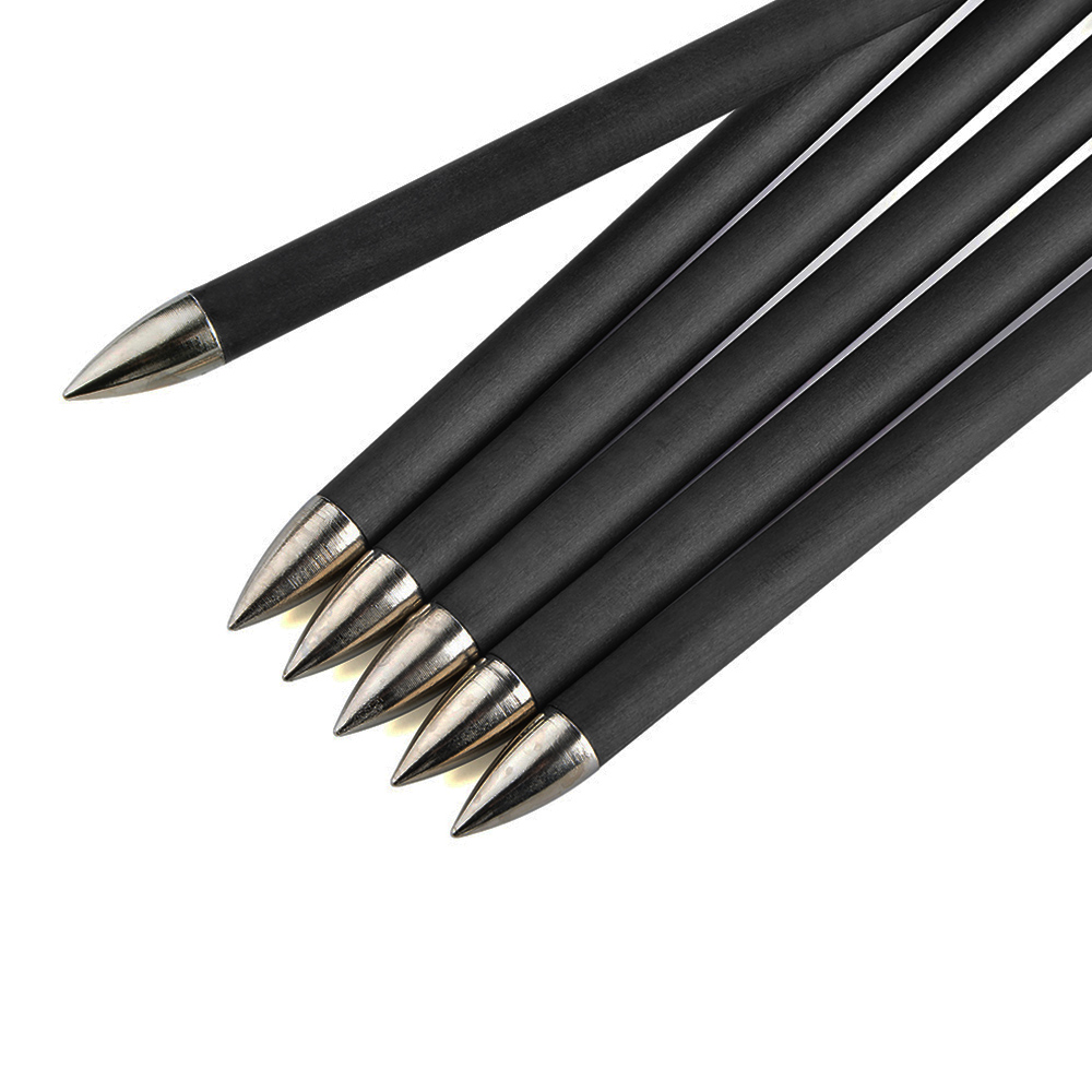 SHARROW 32" Carbon Arrows for Compund Bow Spine 500-1200 (12 Pack)