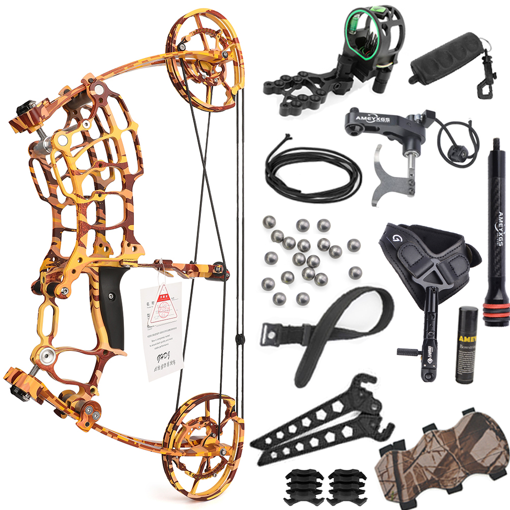 Short Axis Dual-use Compound Hunting Bow 30-70 lbs