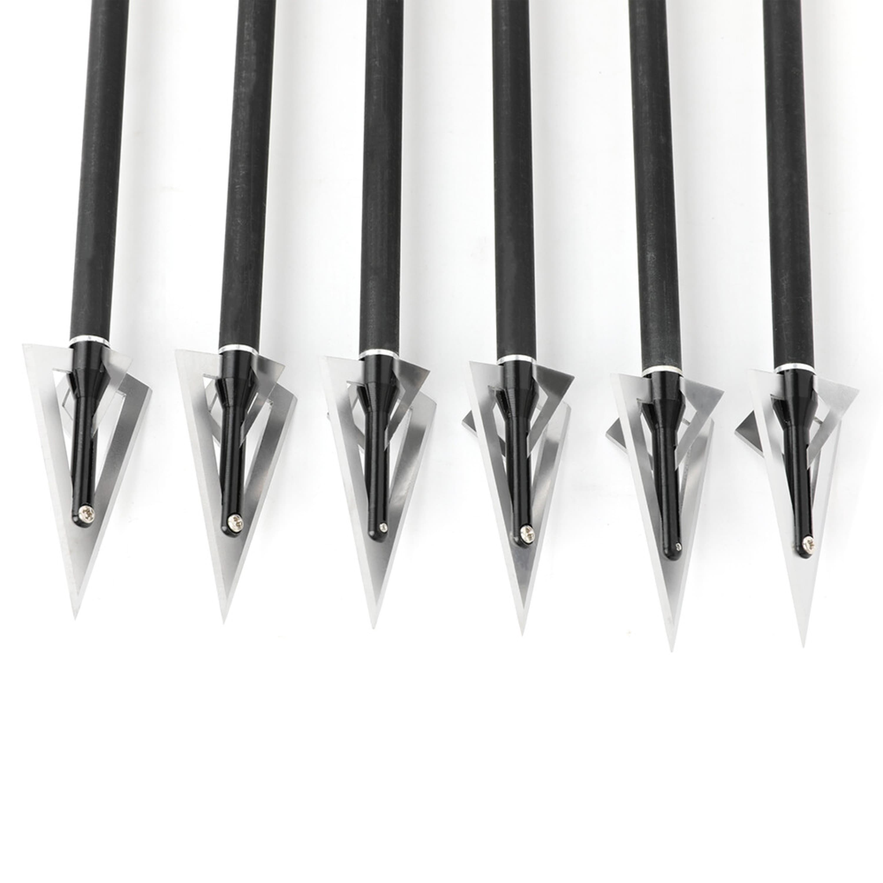 125 Grain Arrowheads Hunting Broadheads Arrow Tips 12 Pack