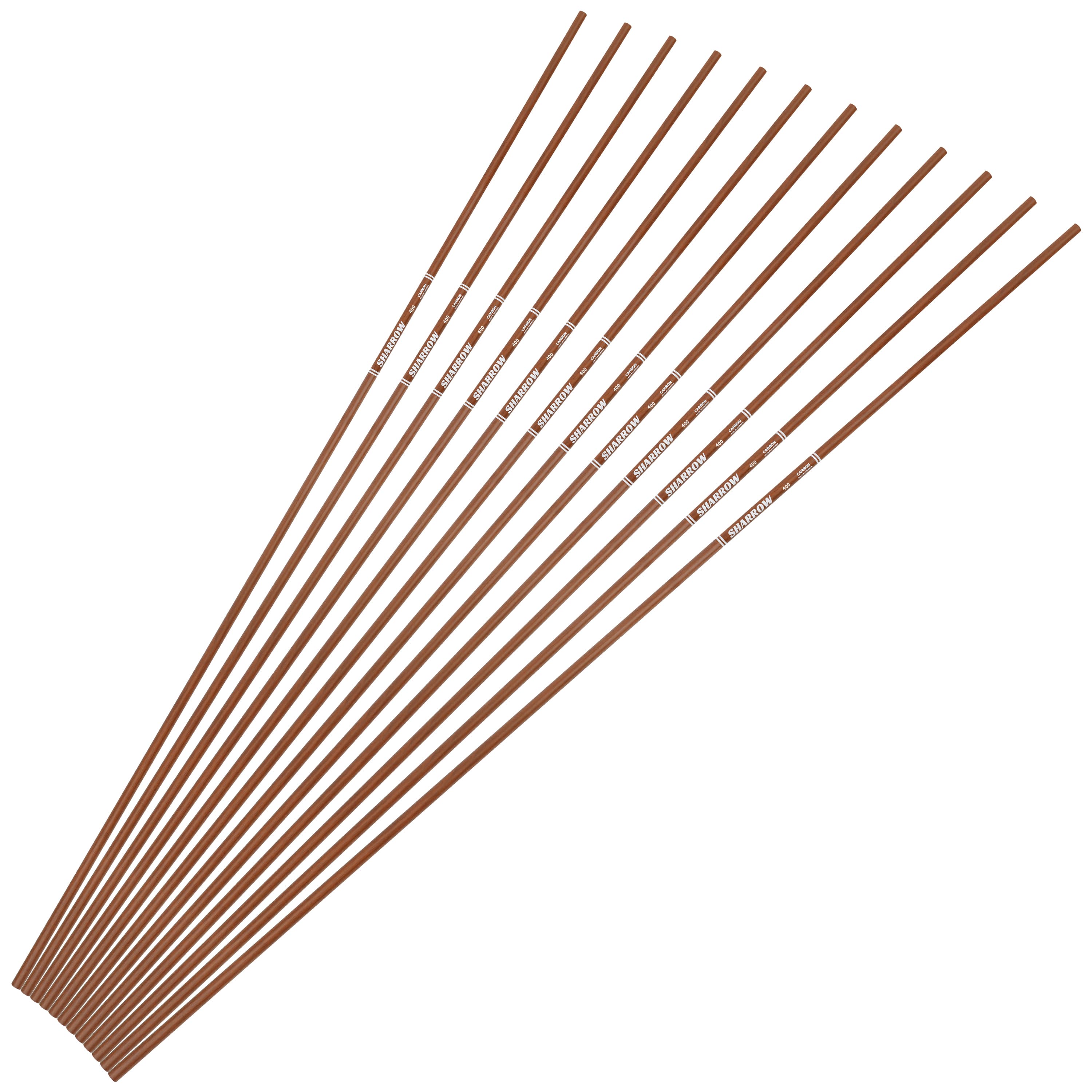 SHARROW 6.2 mm Traditional Carbon Arrow Shafts SP340-600 (12 Pack)-CHN Archery
