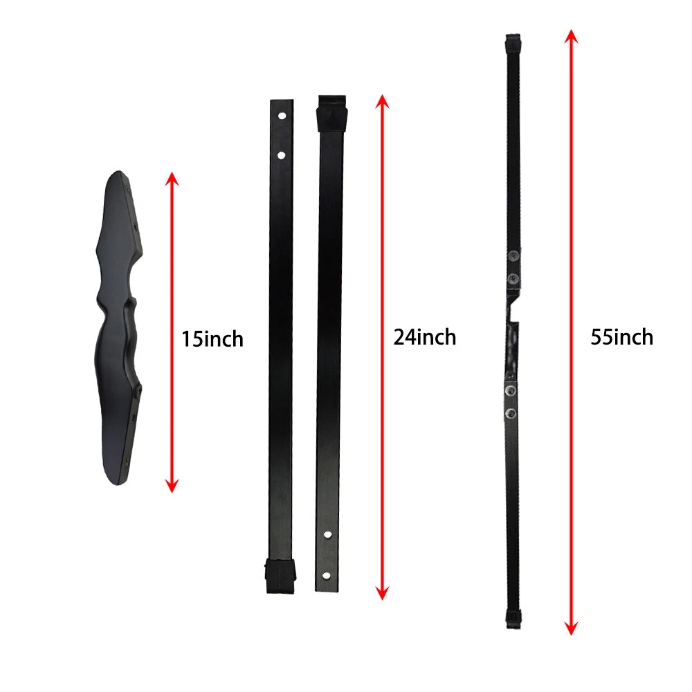 40lbs Outdoor Takedown Recurve Bow Kit with Fiberglass Arrows