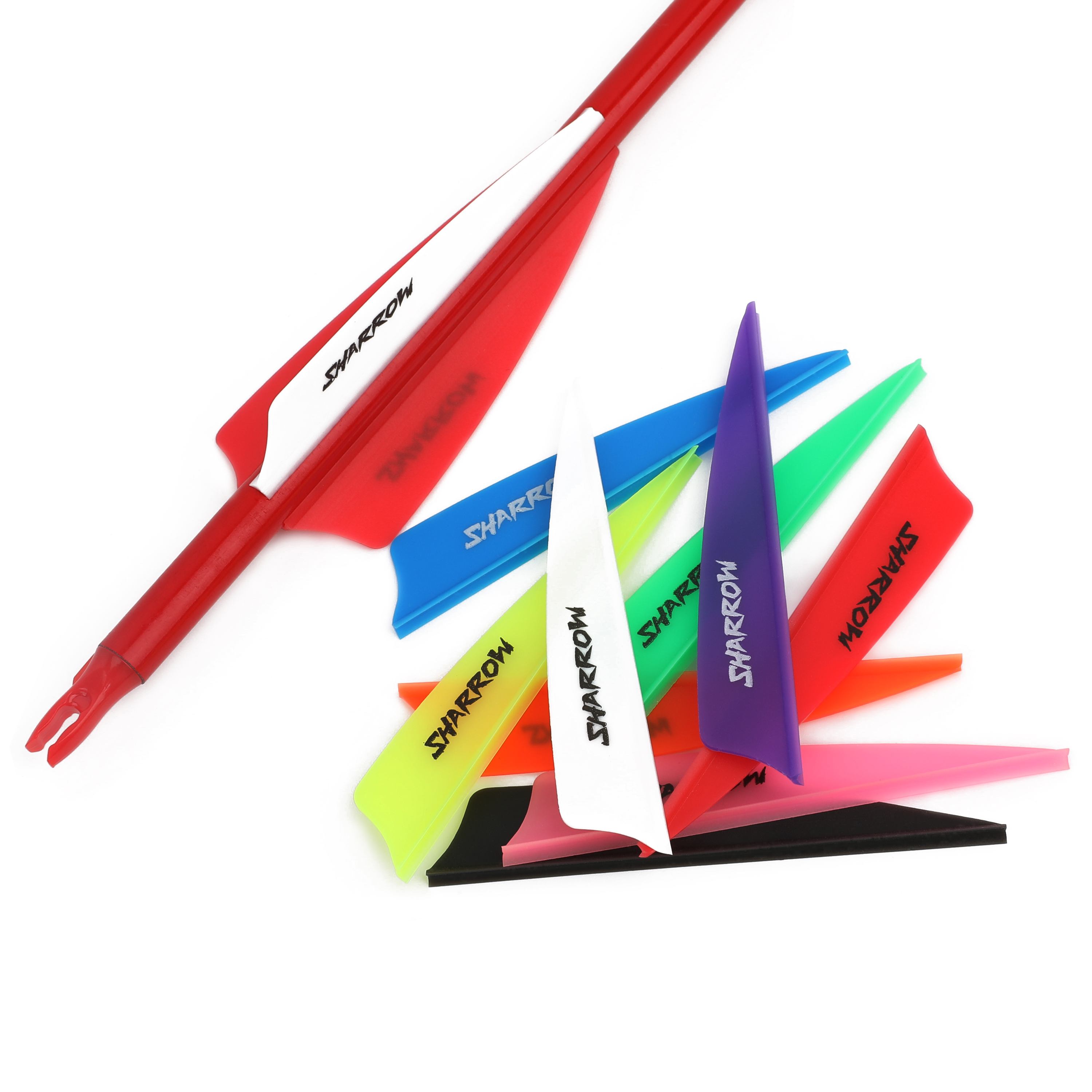 SHARROW 3" Shield Cut Vanes Right Wing (50 Pack)