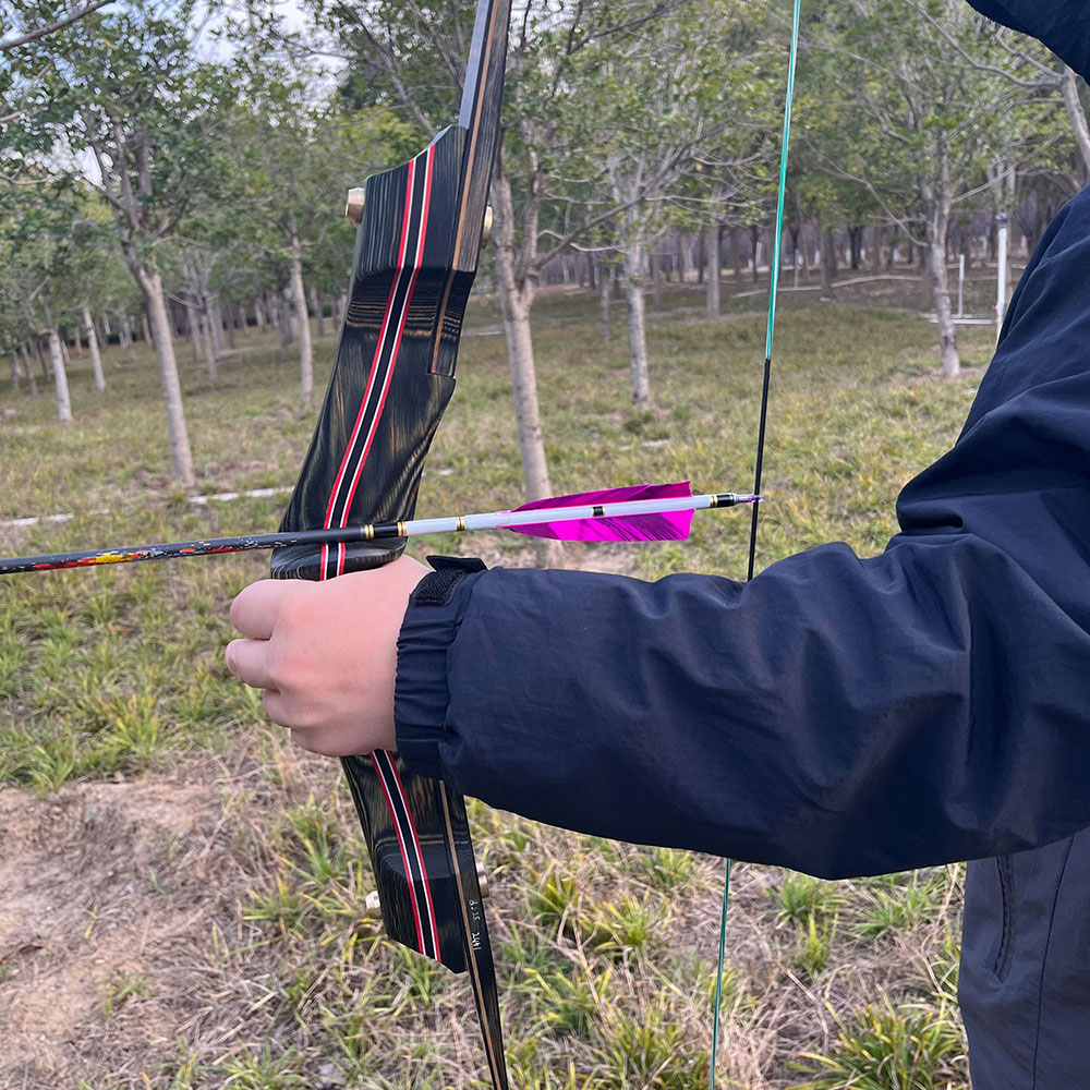 AMEYXGS 62" Reverse Takedown Hunting Recurve Bow 20-60 Ibs