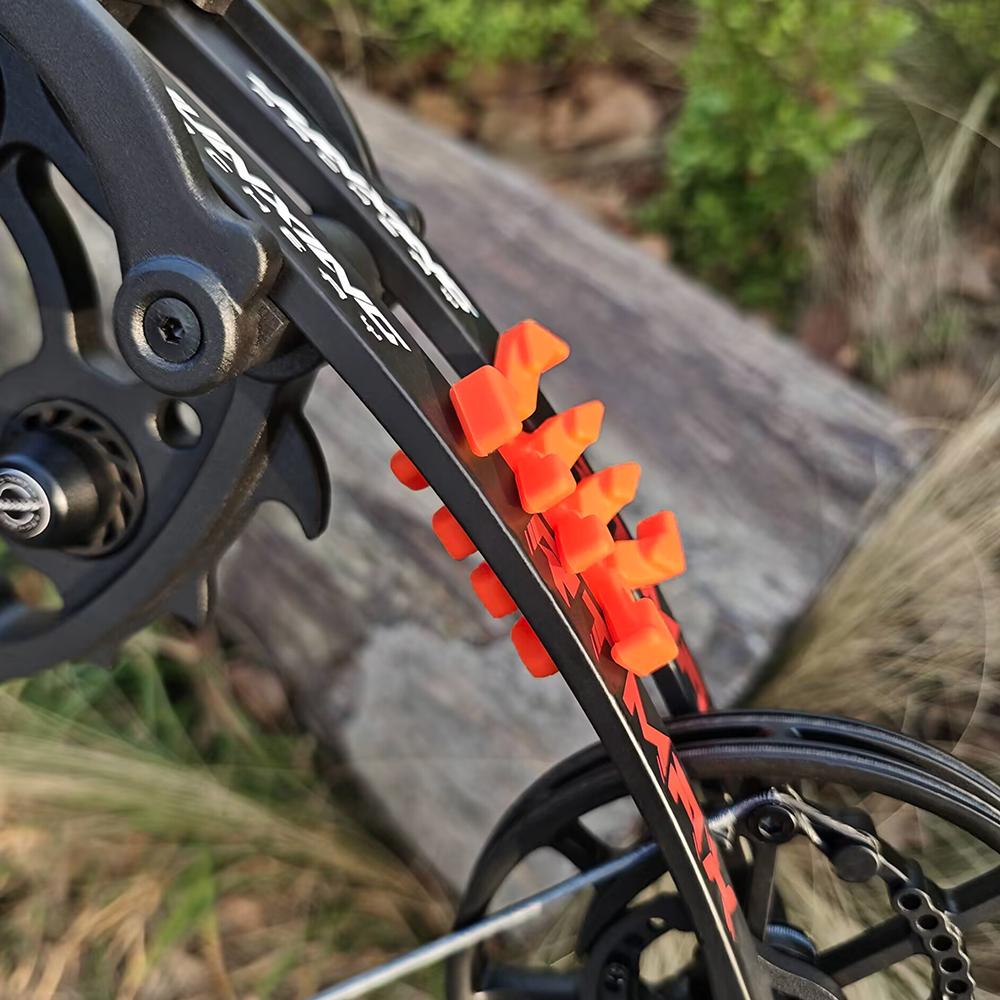 Split Compound Bow Limb Dampers Soft Rubber Limb Stabilizers