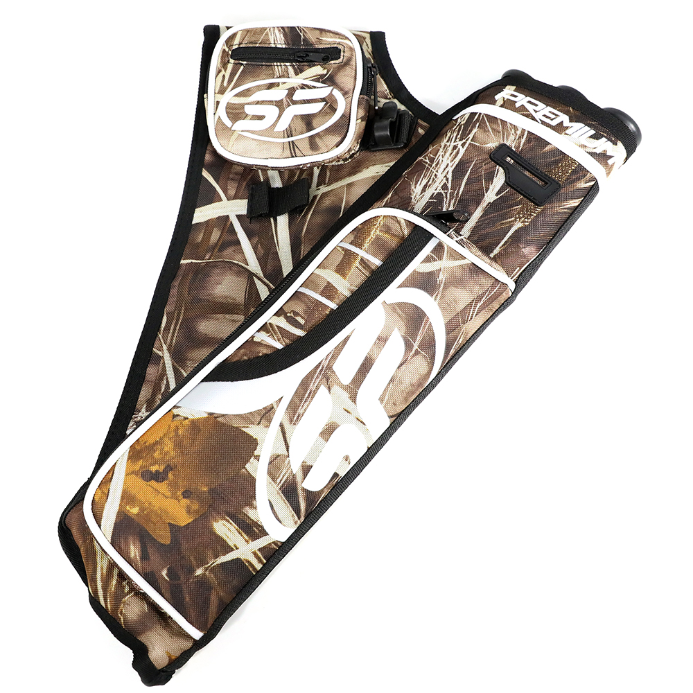 Nylon 3 Tube Hip Quiver with Belt - Holds 20-30 Arrows