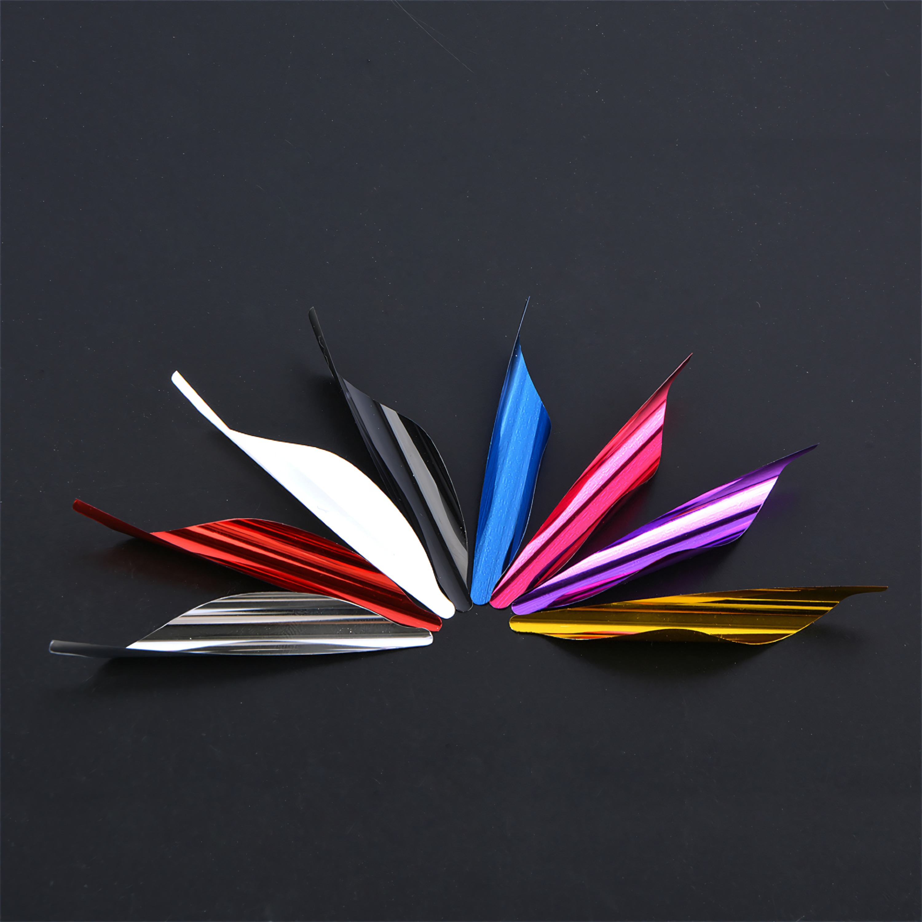 1.75" Archery Spin Wing Vanes RW for Recurve (50 Pack)