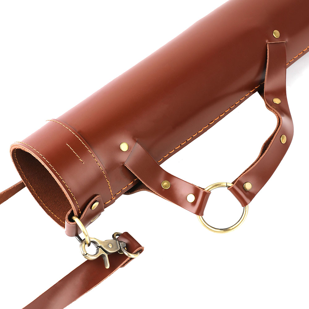 Handmade Archery Shoulder Back Arrow Quiver Genuine Leather