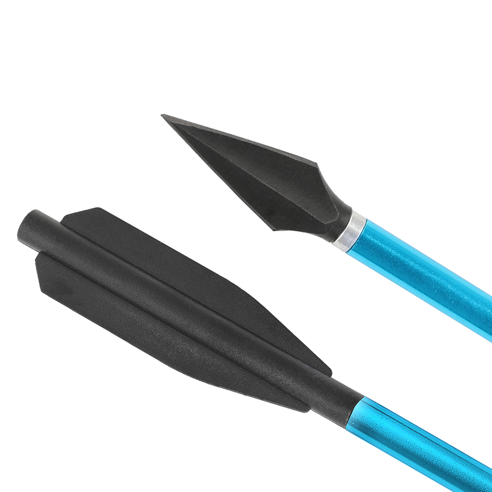 Mini Crossbow Bolt with Replaceable Steel Tips Aluminum Pistol Crossbow(12 Pack)