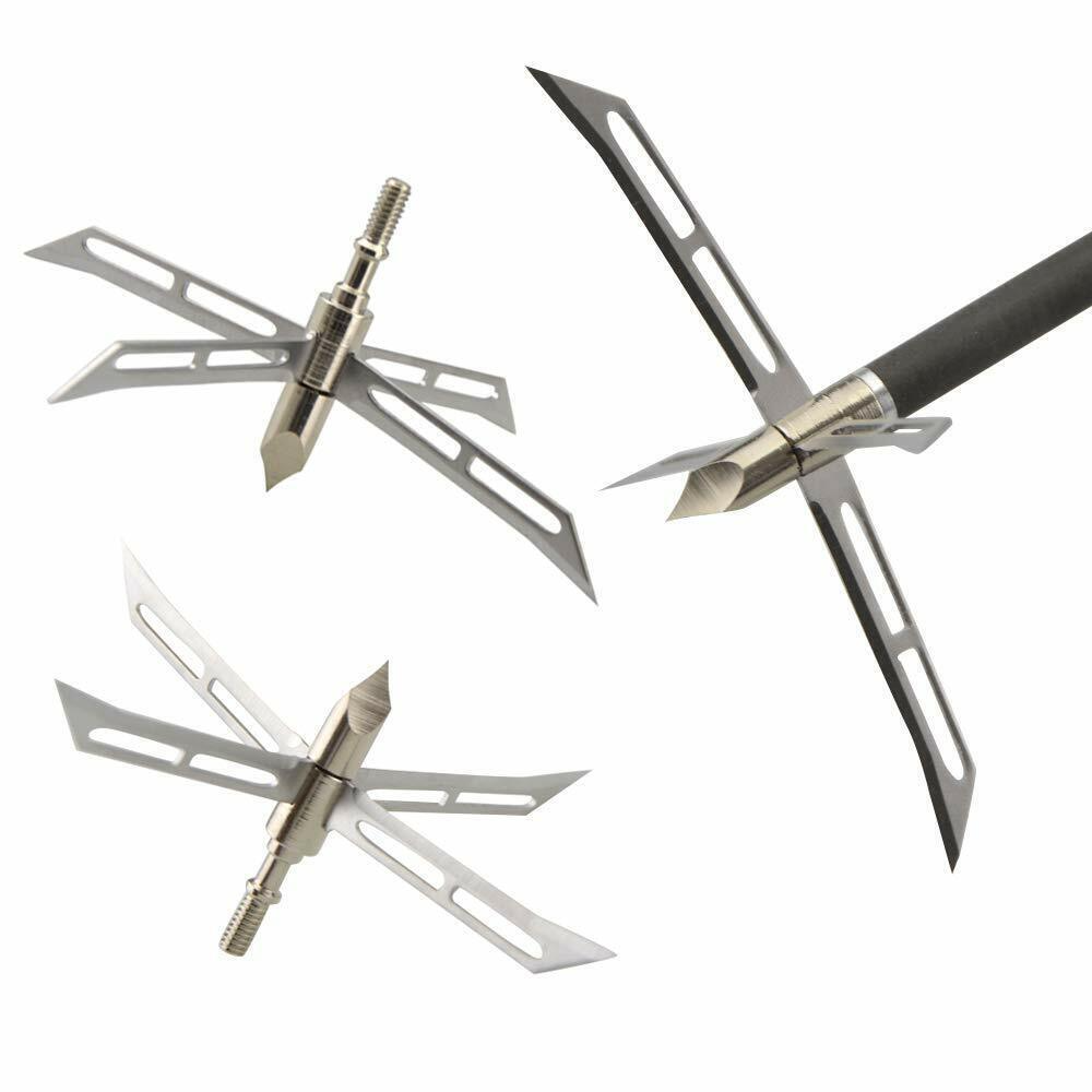 4-Inch Expandable Broadheads 186 Grain Mechanical Hunting System