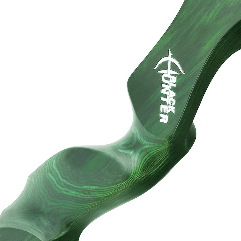 Black Hunter Recurve Bow Hunting Takedown Bow Kit 20-60 lbs