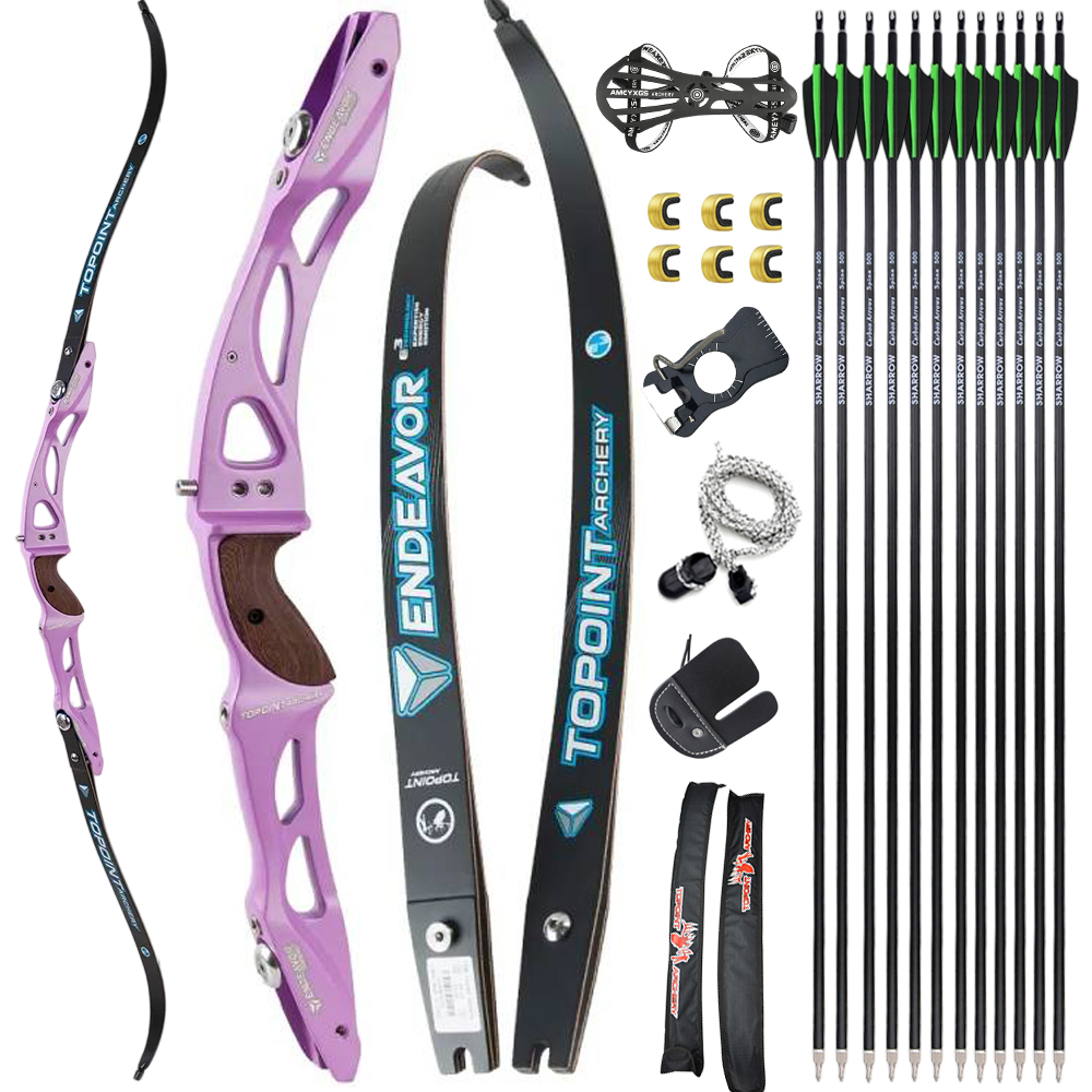 TOPOINT ENDEAVOR R10 66" 68" 70" ILF Recurve Bow Target Bow 16-44# @28"