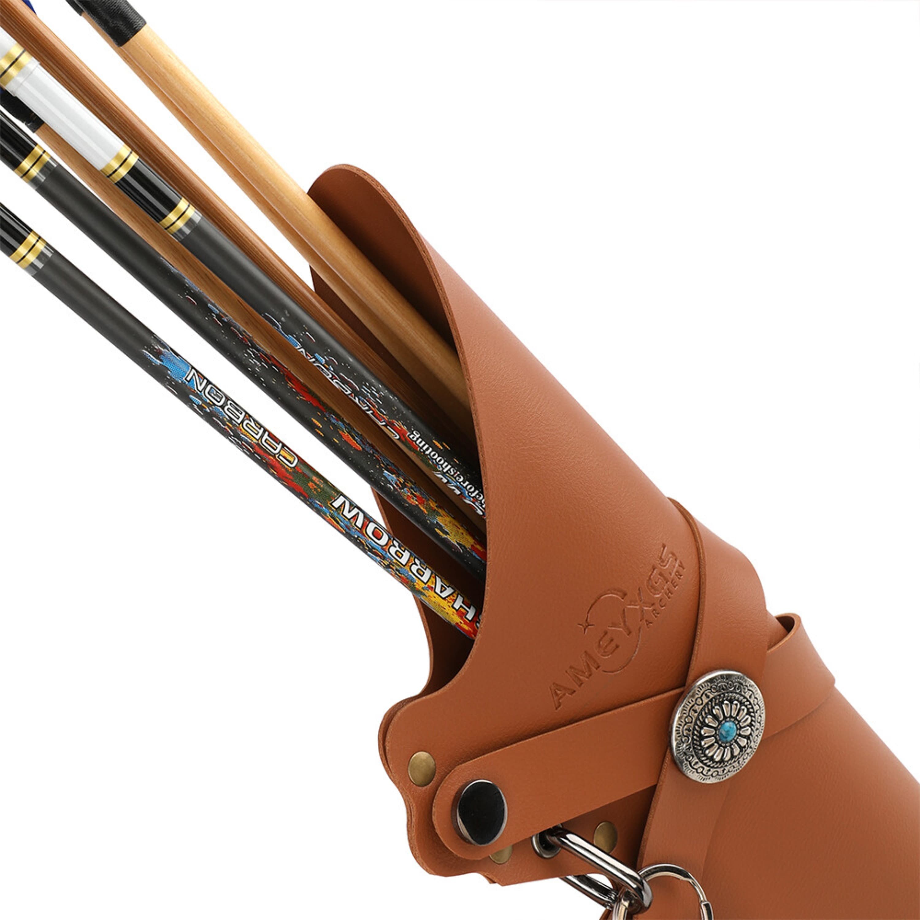 Traditional PU Leather Quiver Arrow Quiver RH/LH