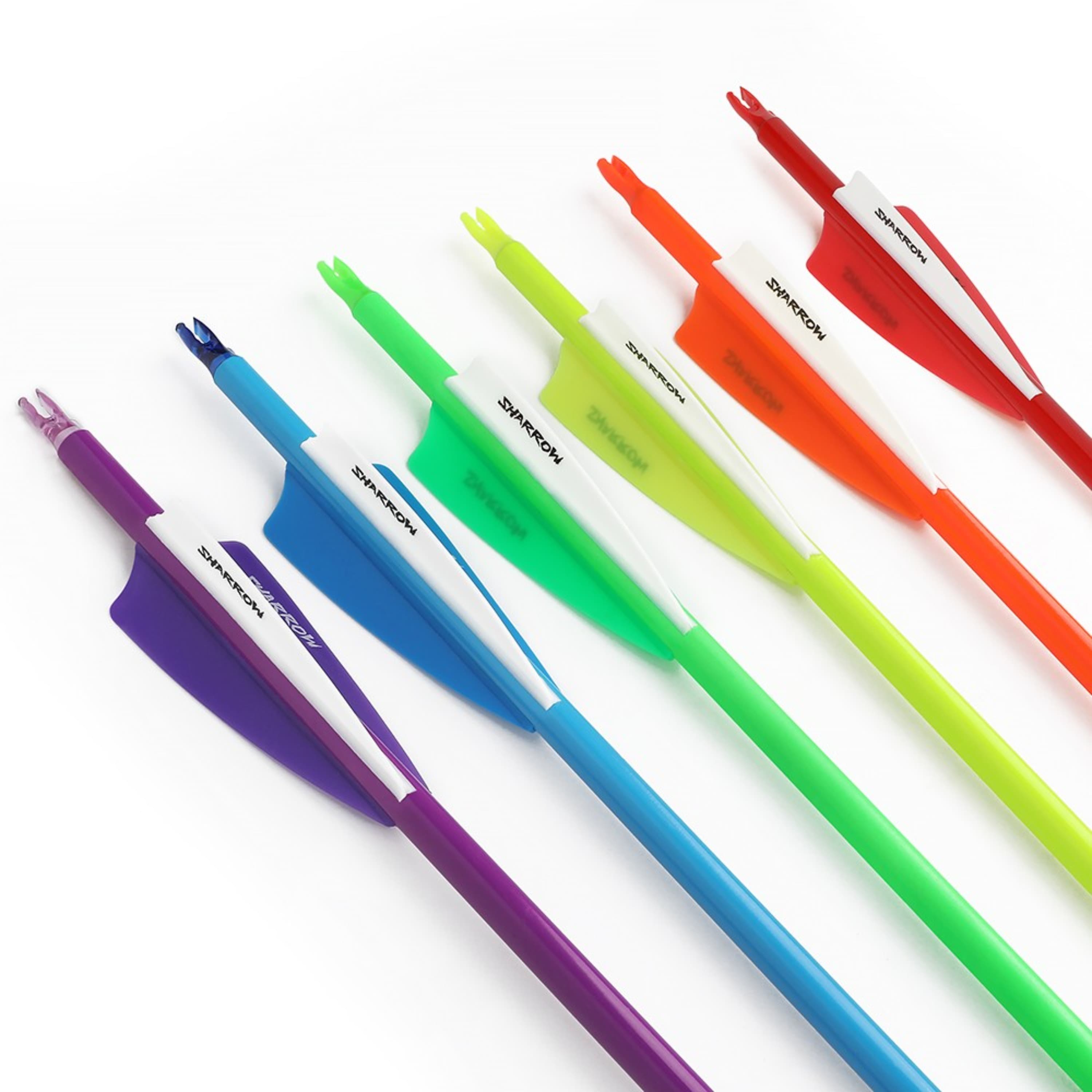 30" Archery Vanes Archery Recurve Compound Bow Hunting (12 Pack)