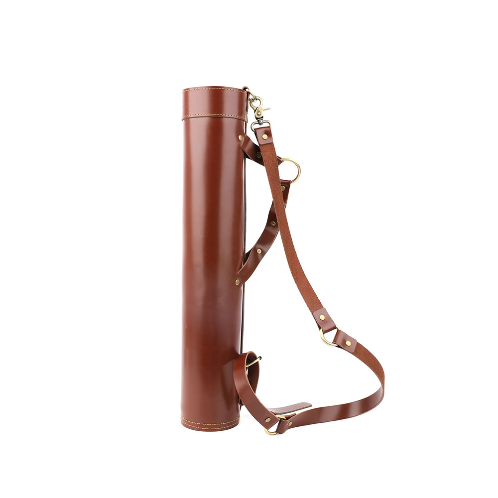Handmade Archery Shoulder Back Arrow Quiver Genuine Leather