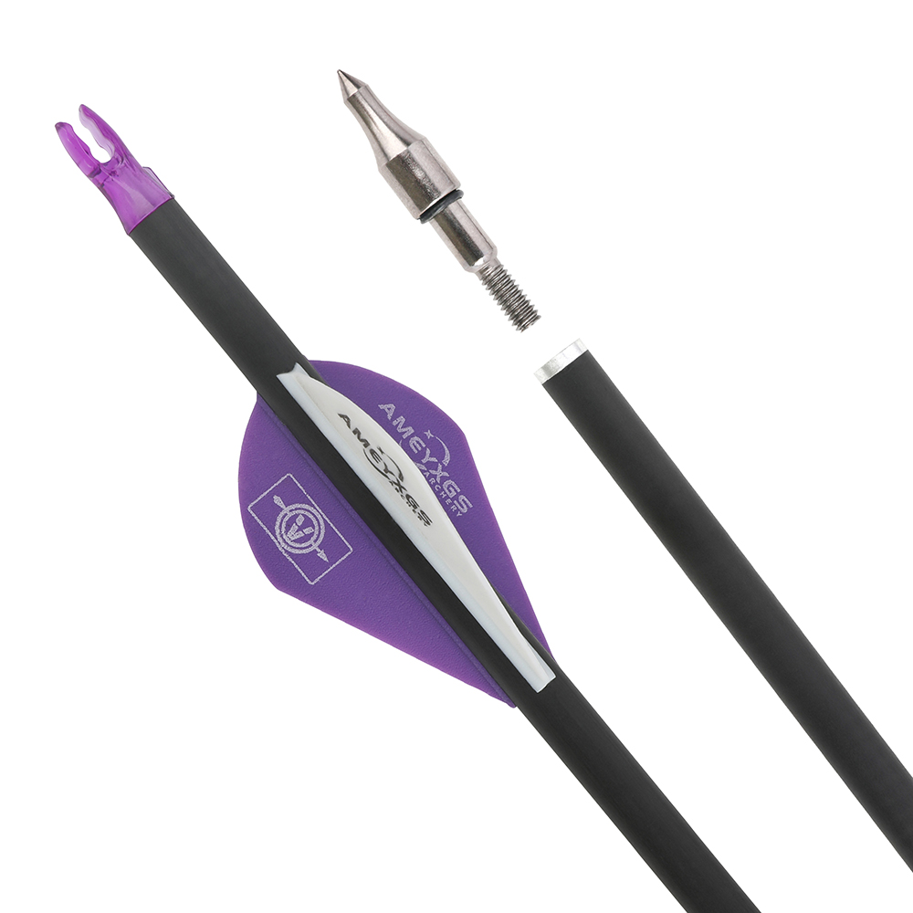 Archery Arrows 12pcs 30 in 500 Spine Carbon Training Set