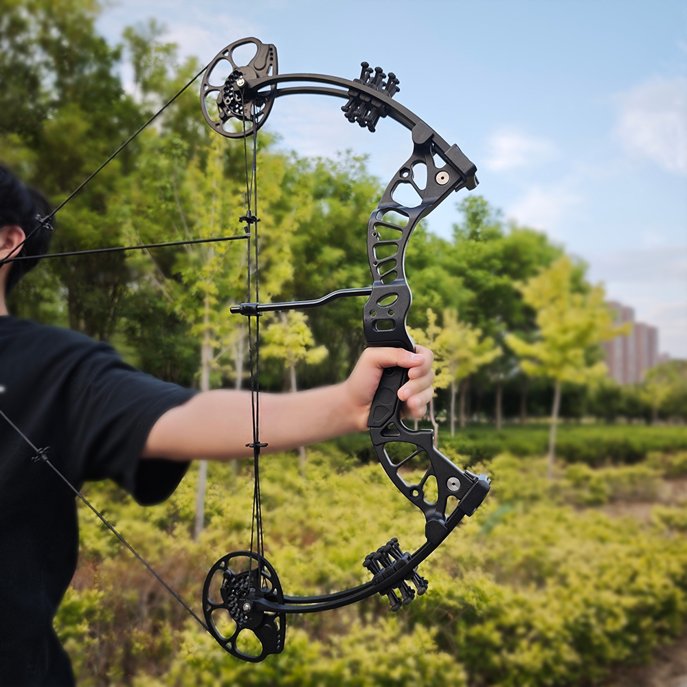 Archery 15-45lbs Compound Bow Set Shooting Target