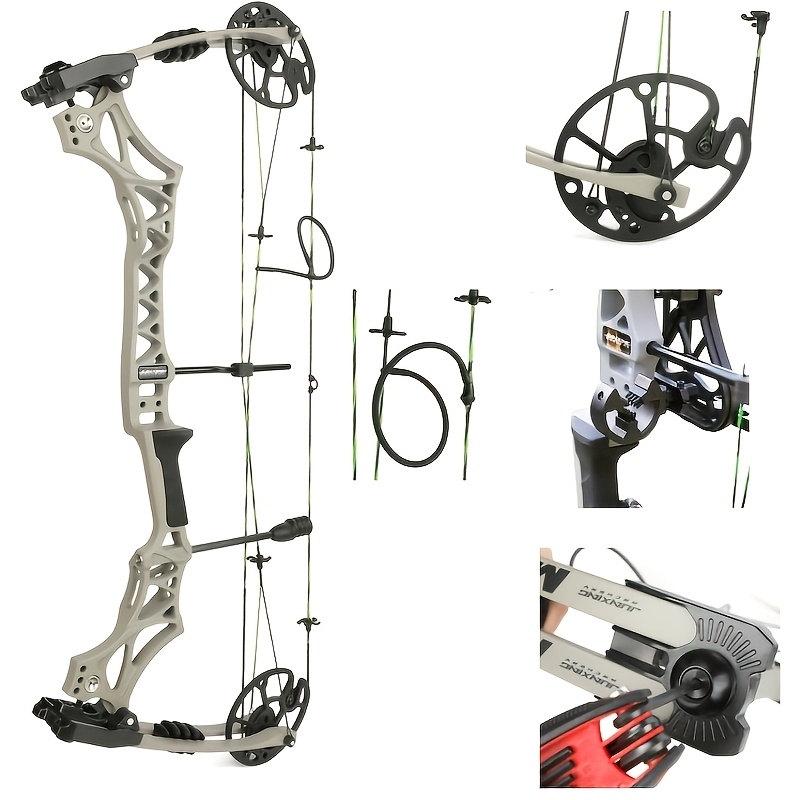 1pc 30-70lbs Adjustable Alloy Compound Bow, Outdoor Hunting Archery Competition Special Compound Bow Set