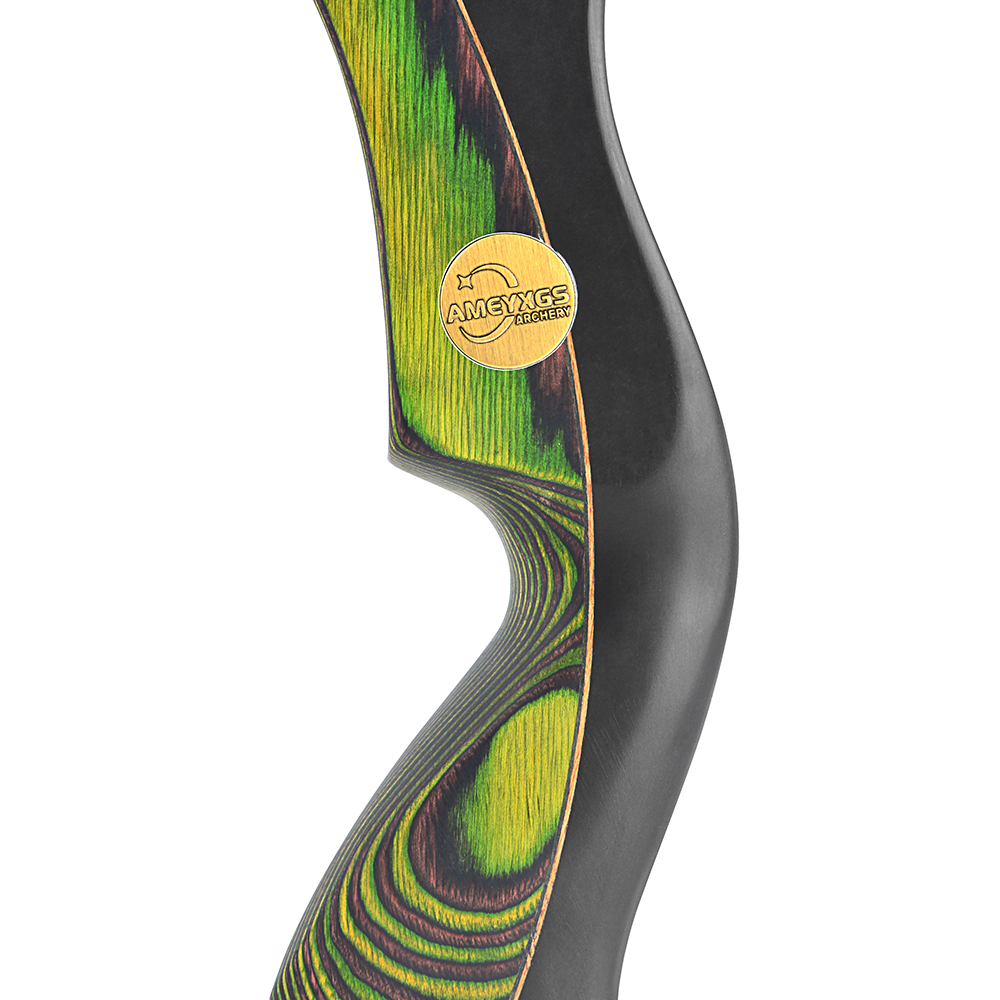 AMEYXGS 60" Wooden Takedown Recurve Bow 25-60# @28"