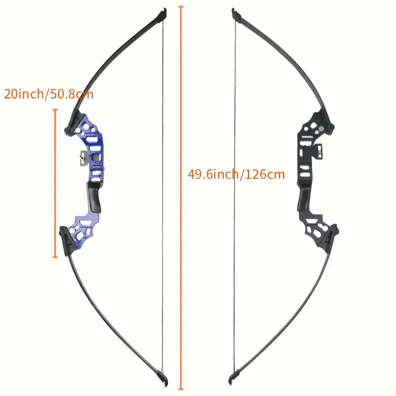 BLITZ WOLF Archery Straight Bow Takedown Recurve Bow Kit 30-40lbs 