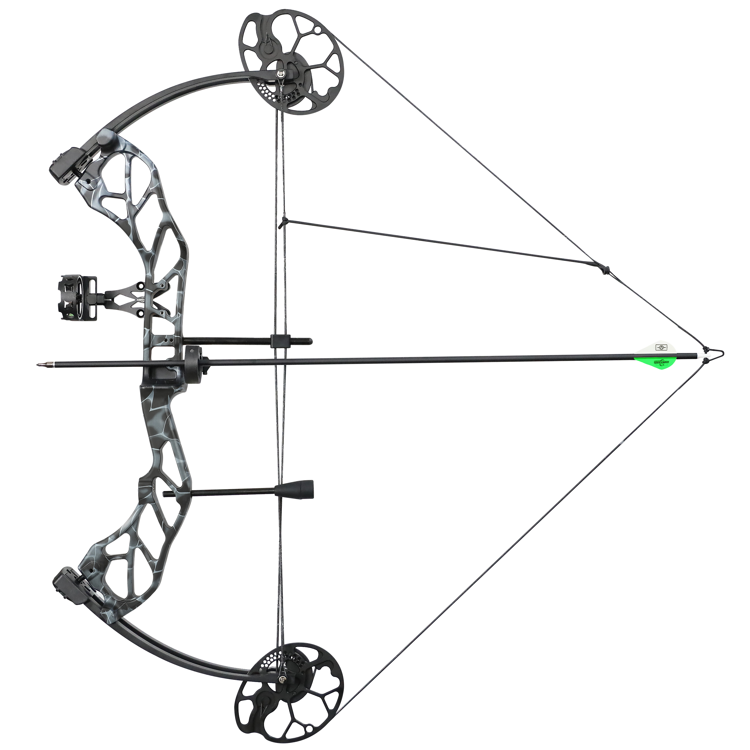 AMEYXGS E8 Compound Hunting Bow 31 ATA, IBO 320 FPS, 30-70 Lbs