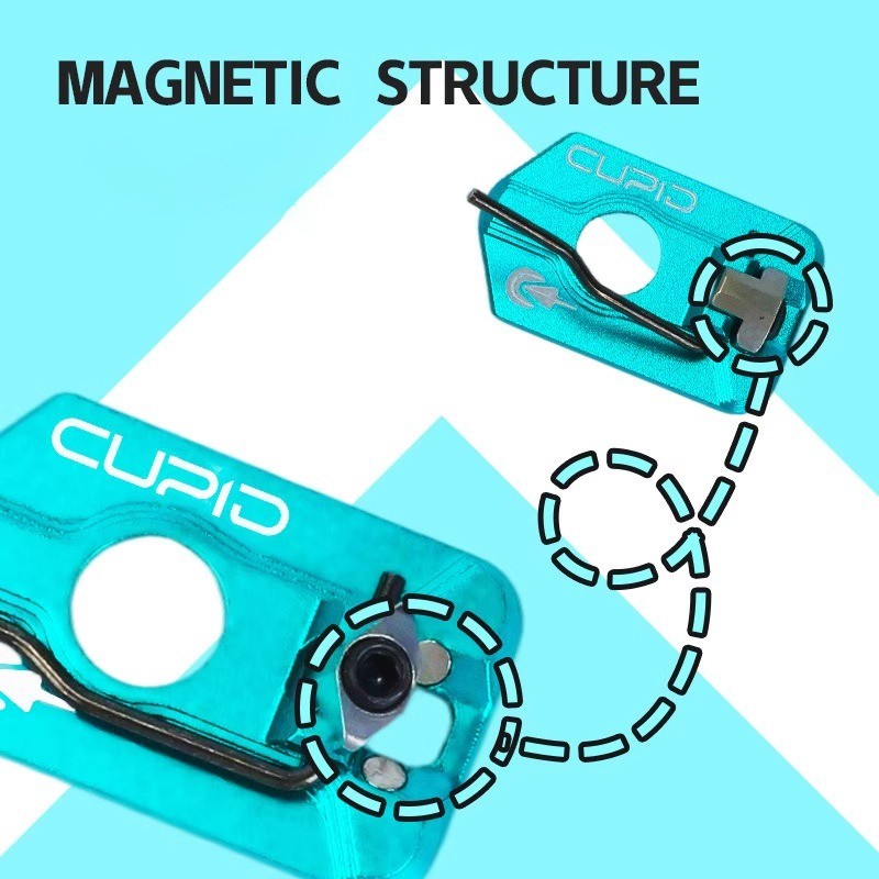 Magnetic Arrow Rest Ultra-Light 1.7g Aluminum Alloy Self-Adhesive