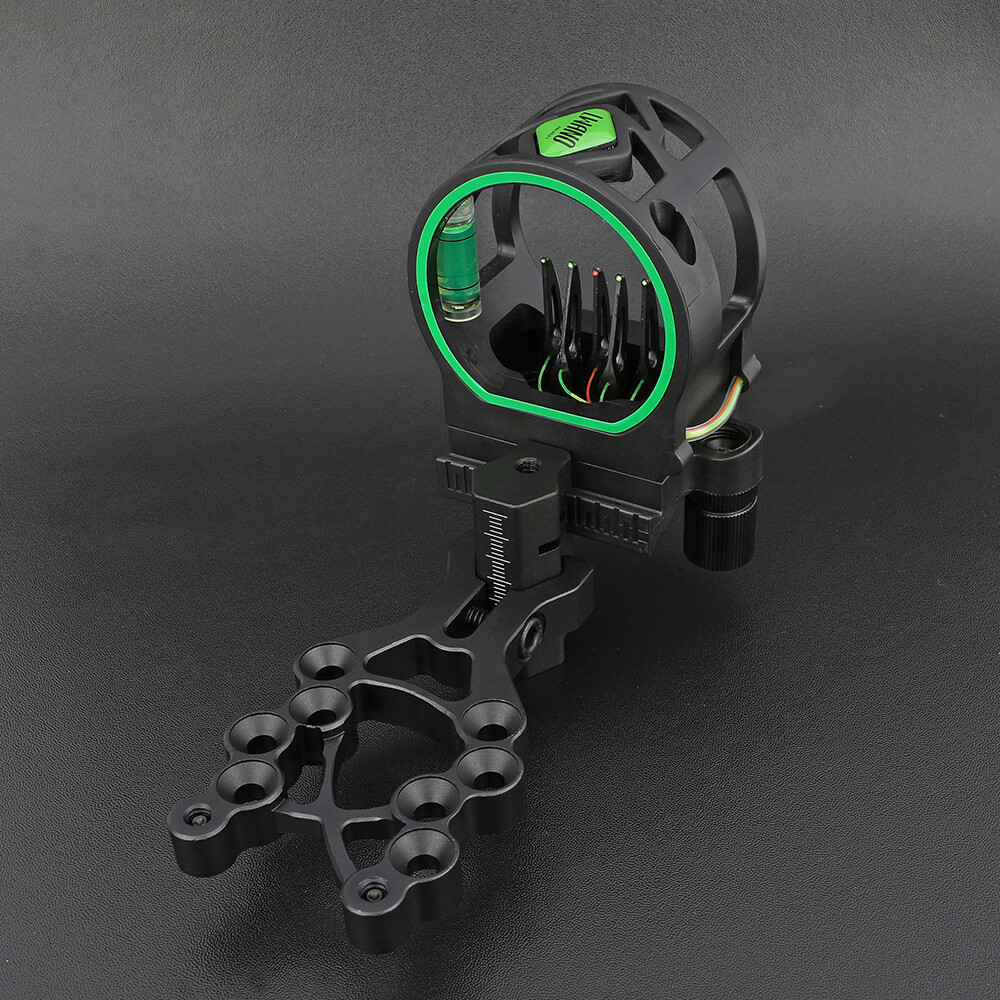 LWANO M1 5 Pin .019" Fiber Hunting Bow Sight with Rheostat Light