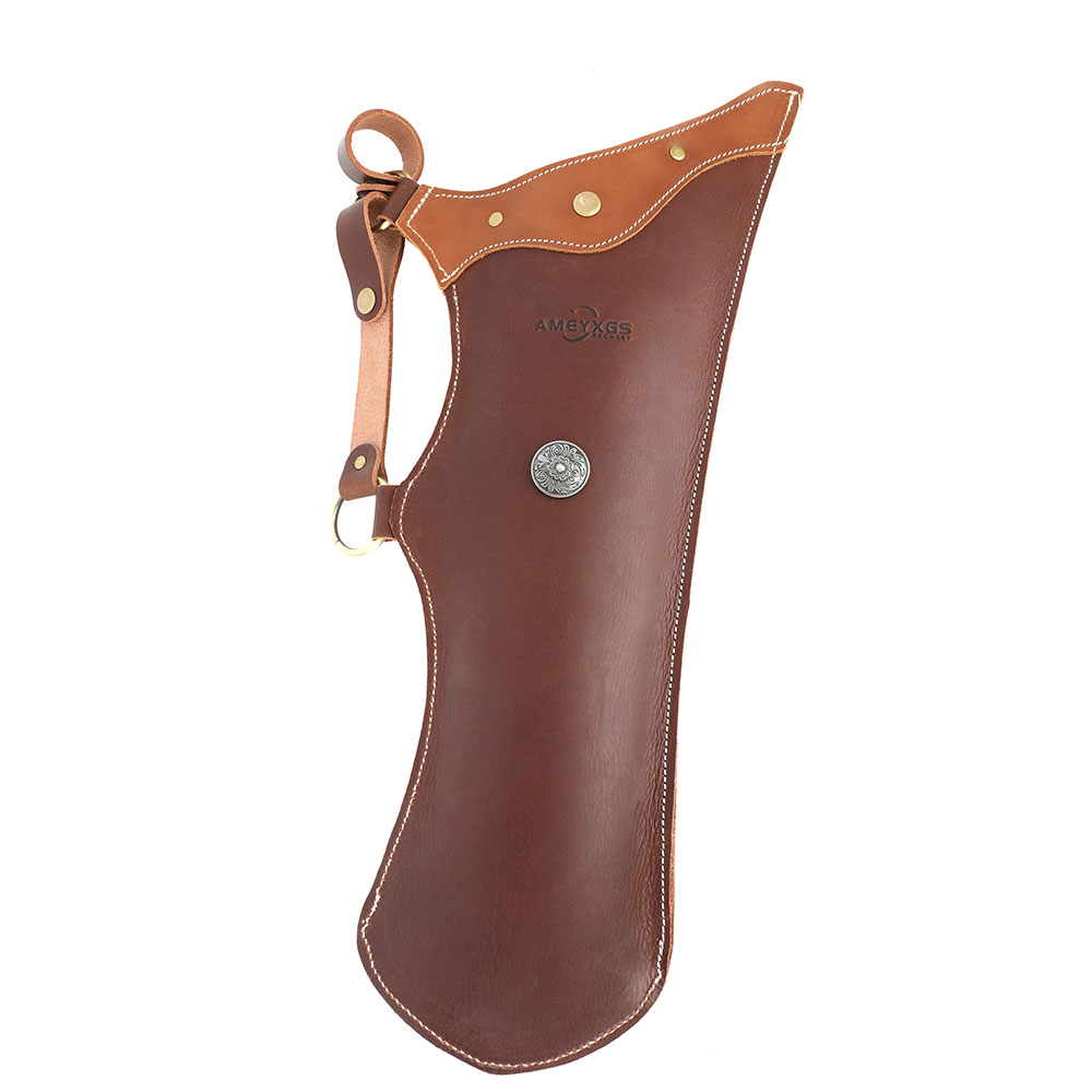 Real Leather Adjustable Arrow Quiver for Arrows