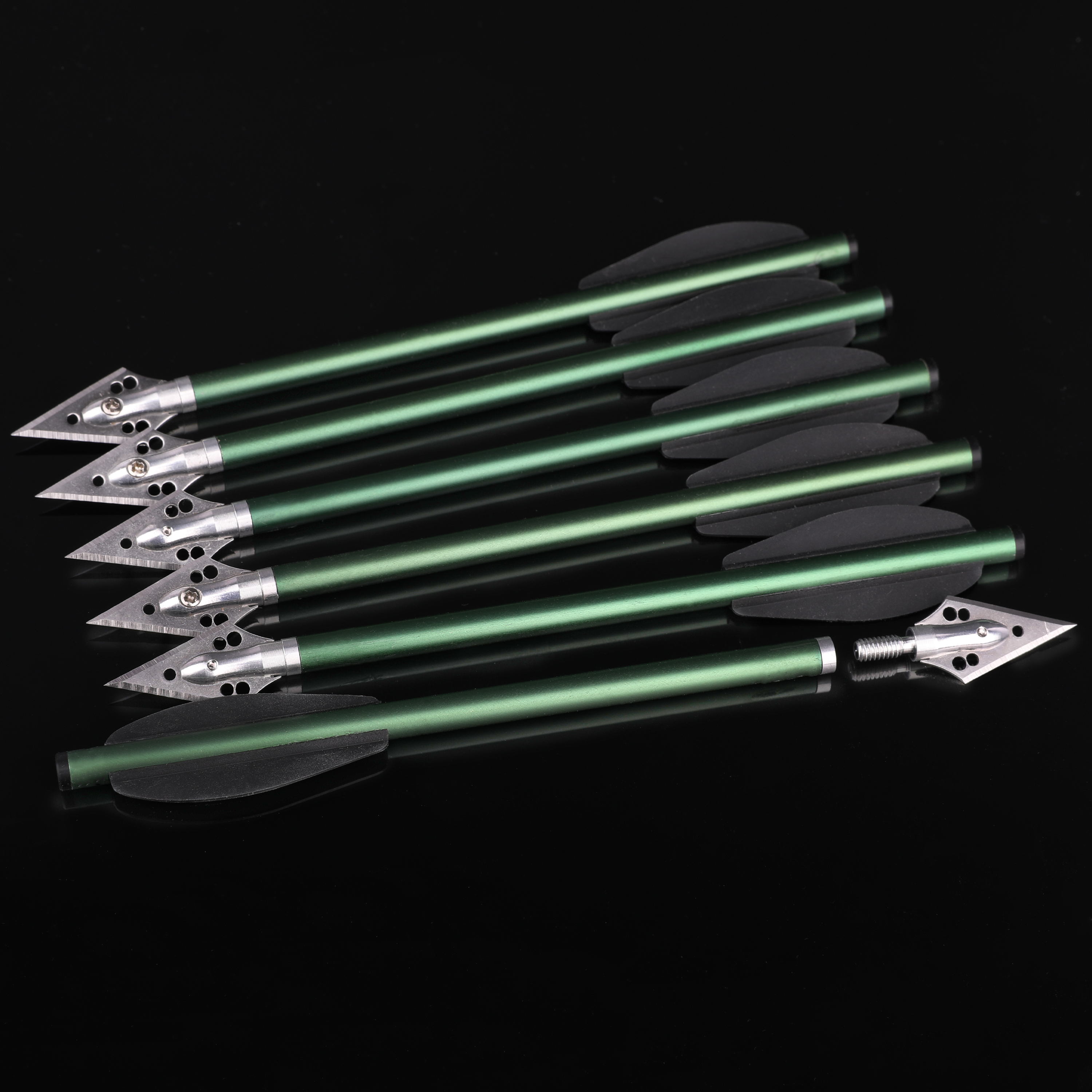 CHN Archery Aluminum Arrows 6.3" Bolts Mini Bow Hunting 24X