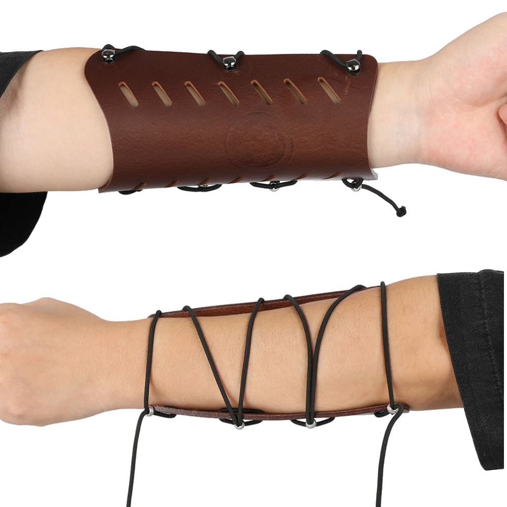 Traditional Leather Archery Arm Guard