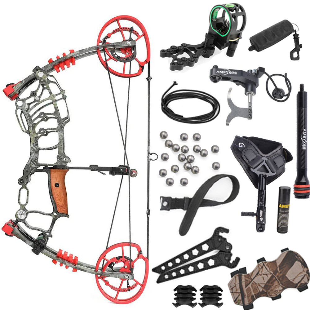 Short Axis Dual-use Compound Hunting Bow 30-70 lbs