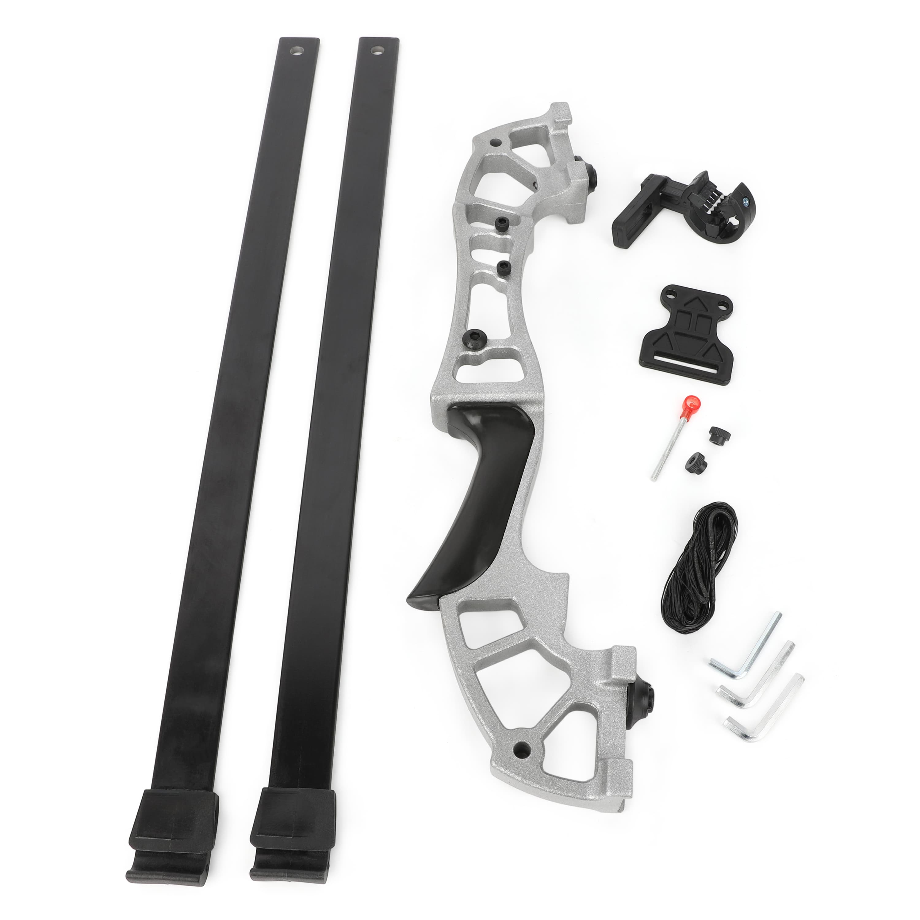 52" Straight Recurve Bow Set 30–50lbs for Target & Hunting