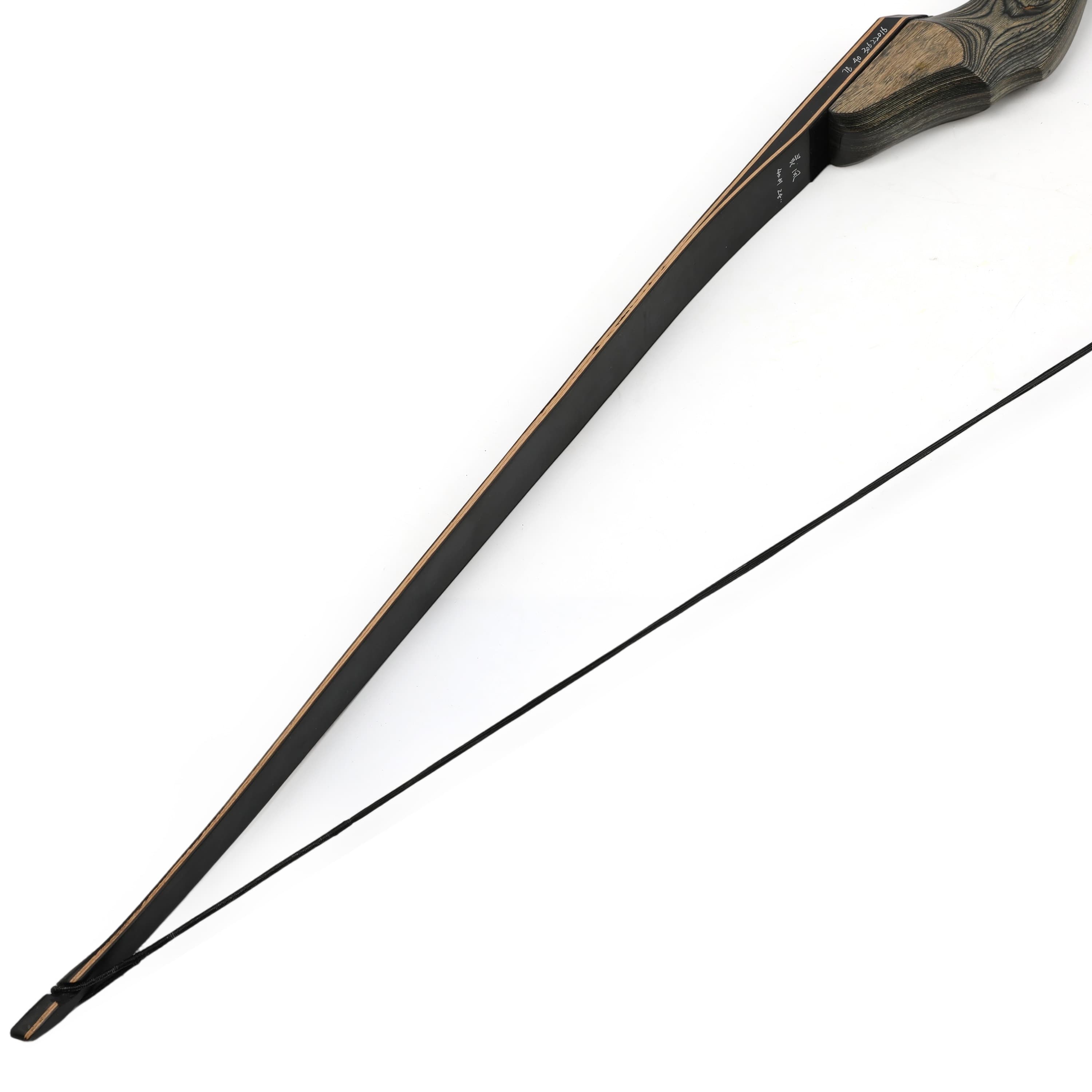 60" Archery Takedown Long Bow Wooden American Hunting Target 30-45lb