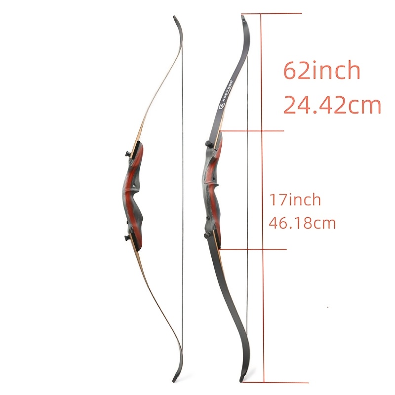 High-Quality 50 Lb Recurve Bow Set - Complete Outdoor Hunting Archery Kit with Split Bow, Accessories, and Bow Bag