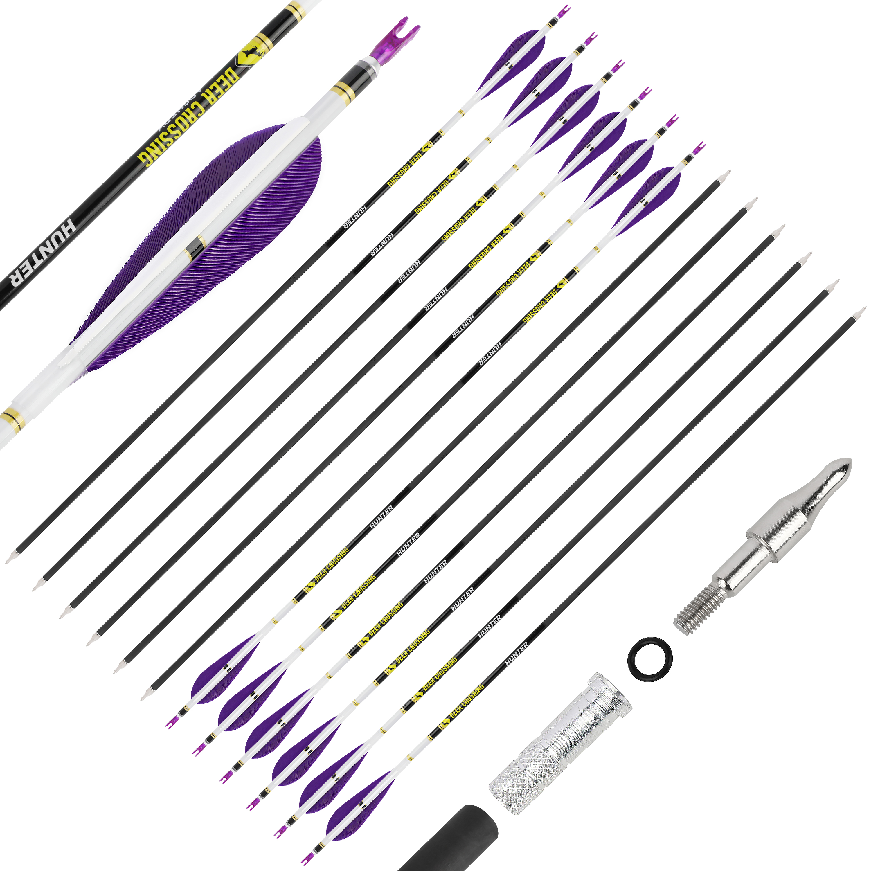 Feather Fletched Arrows
